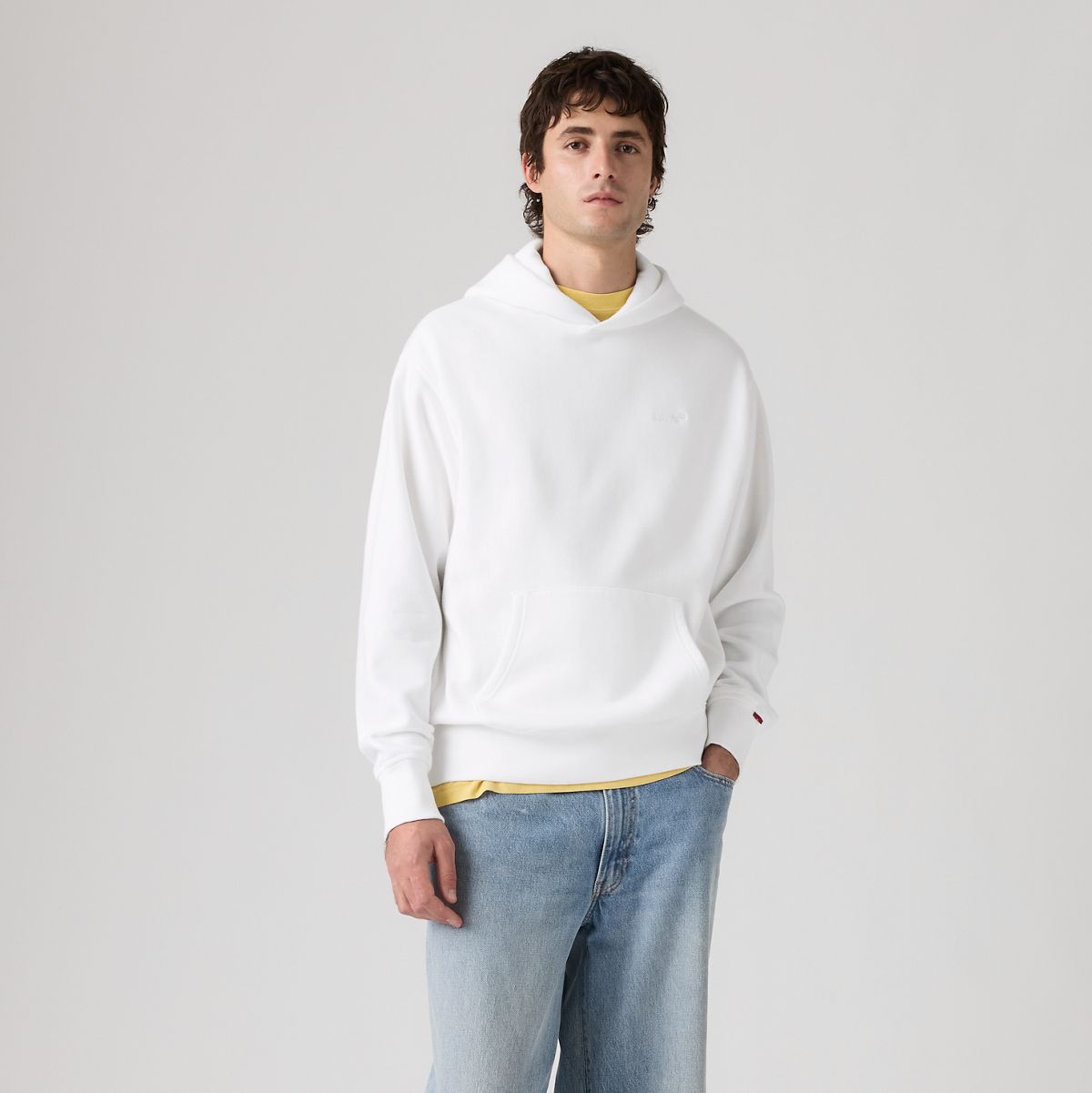 Authentic Hoodie — Bright White - White