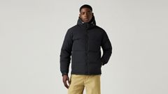 Rockridge Short Puffer Jacket — Jet Black - Black 3