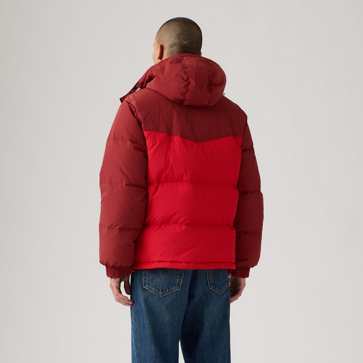 Rockridge Short Puffer Jacket — Russet Brown - Red