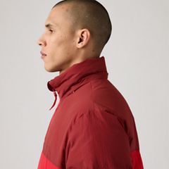 Rockridge Short Puffer Jacket — Russet Brown - Red 2