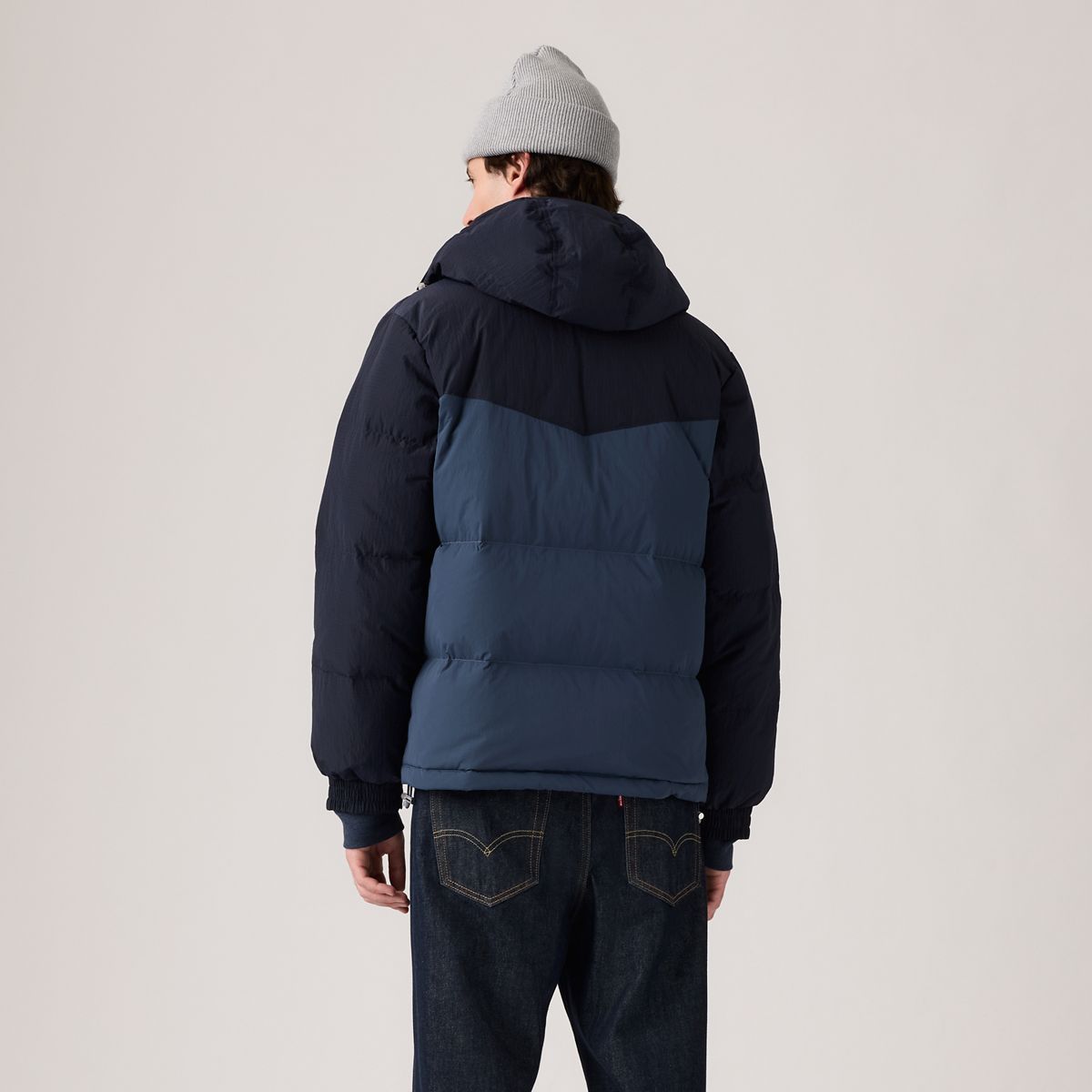 Rockridge Short Puffer Jacket — Navy Blazer - Blue