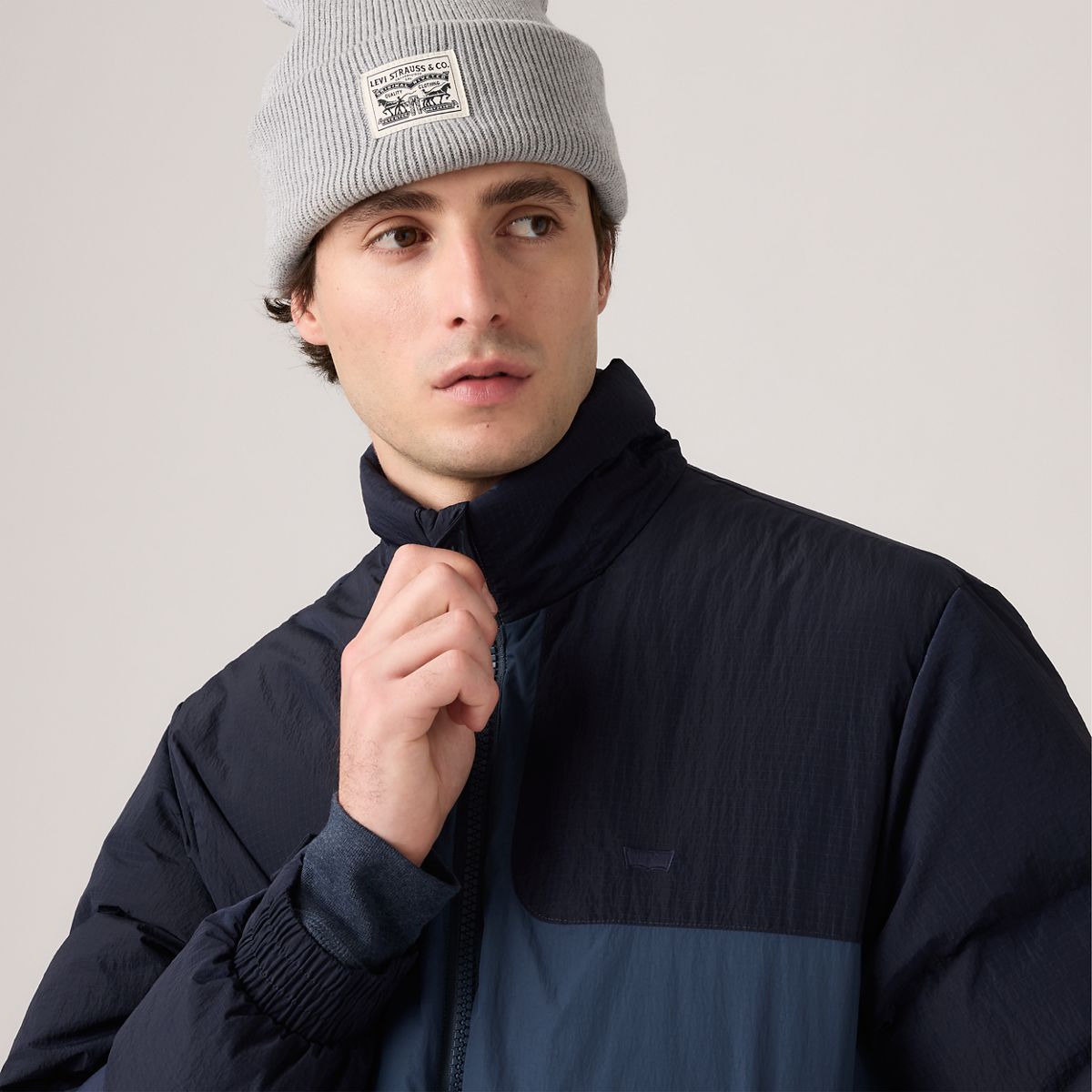 Rockridge Short Puffer Jacket — Navy Blazer - Blue