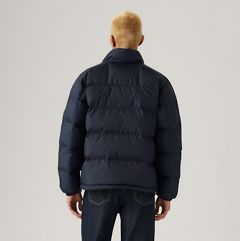 Piedmont Short Puffer Jacket — Navy Blazer - Blue 4
