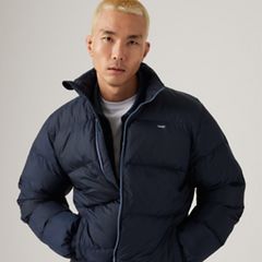 Piedmont Short Puffer Jacket — Navy Blazer - Blue 2