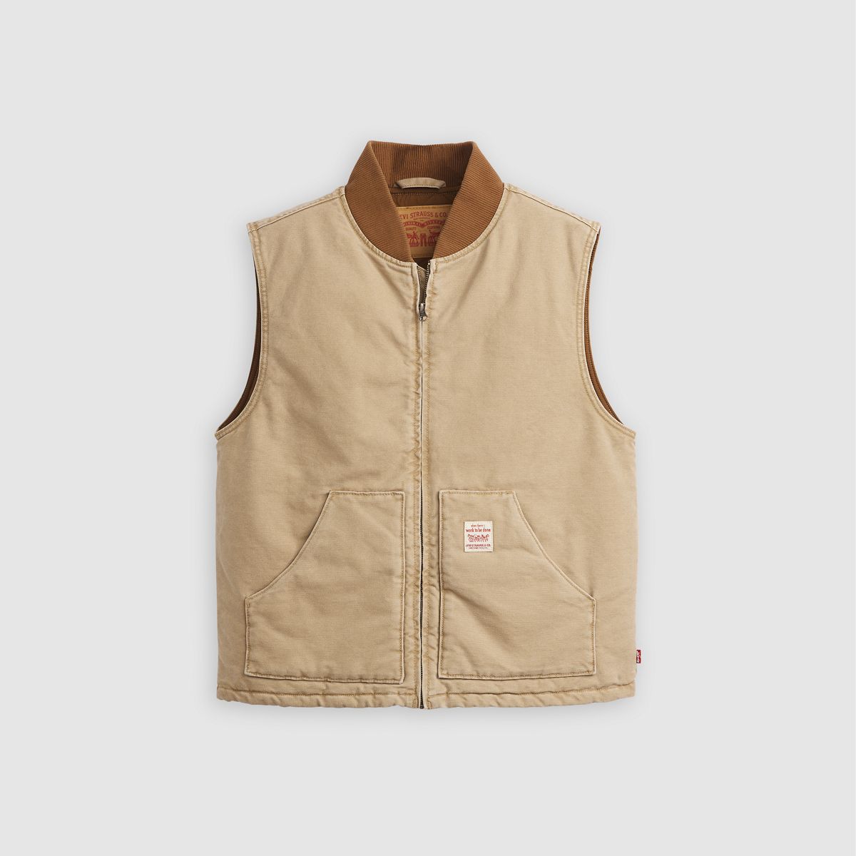 Sansome Vest — Tiger'S Eye - Beige