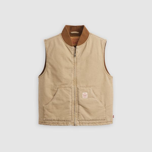 Sansome Vest — Tiger'S Eye - Beige