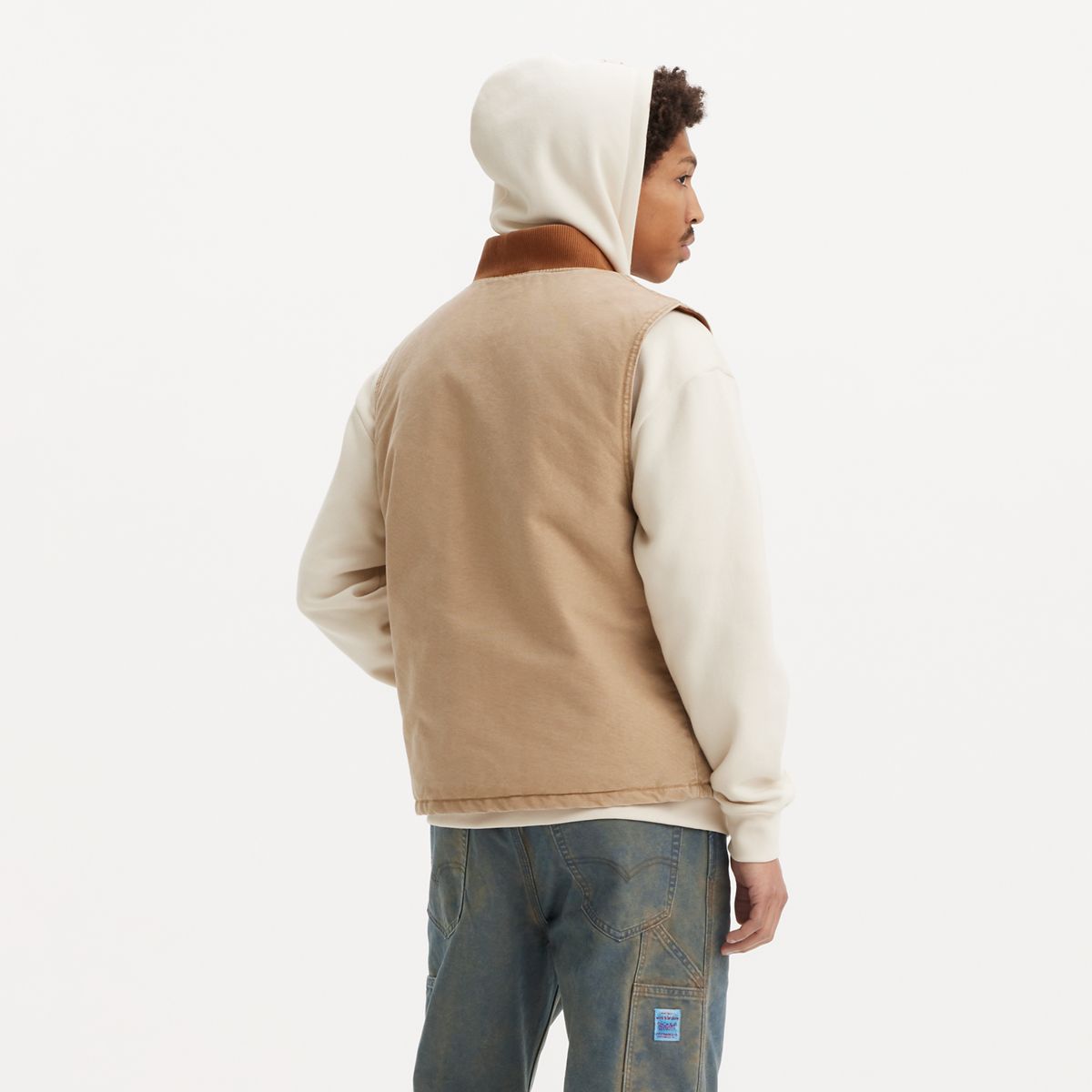 Sansome Vest — Tiger'S Eye - Beige