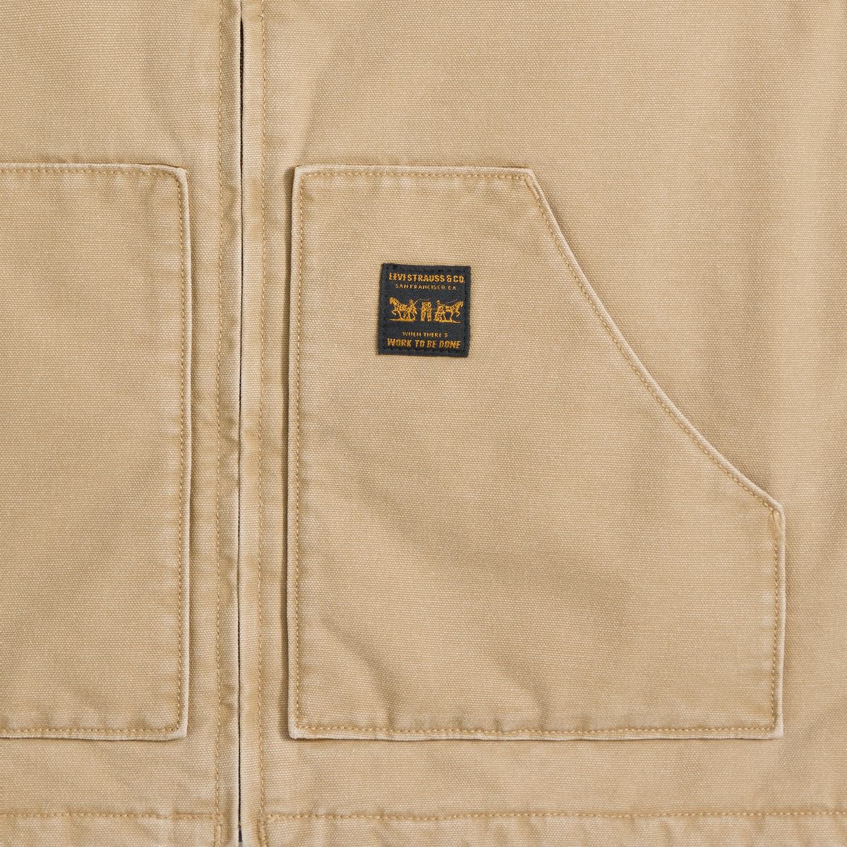 Sansome Canvas Vest — Tiger'S Eye - Brown
