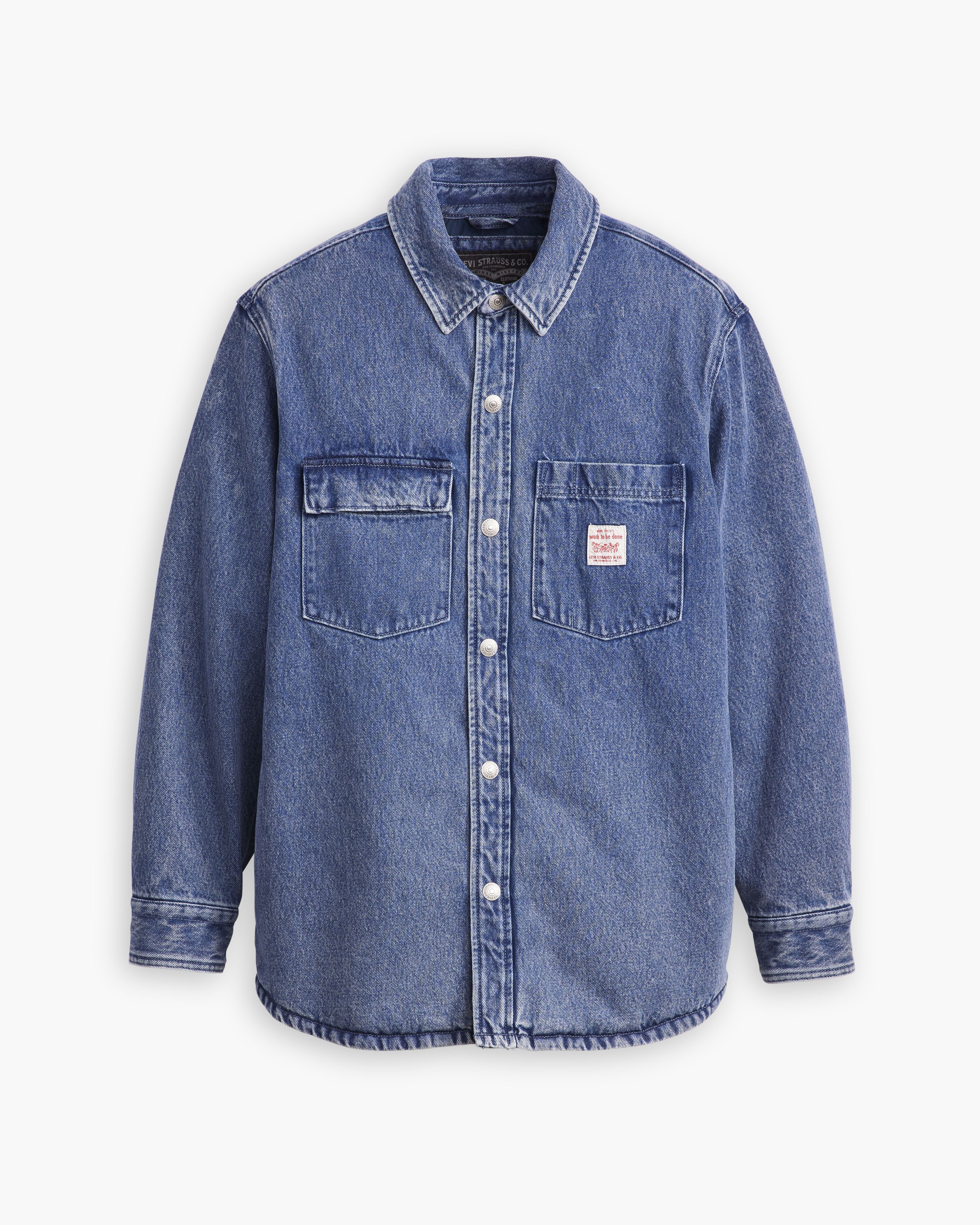 telegraphe ブルーシャツ　st pour homme Telegraph Overshirt - Medium Wash | Levi's® US