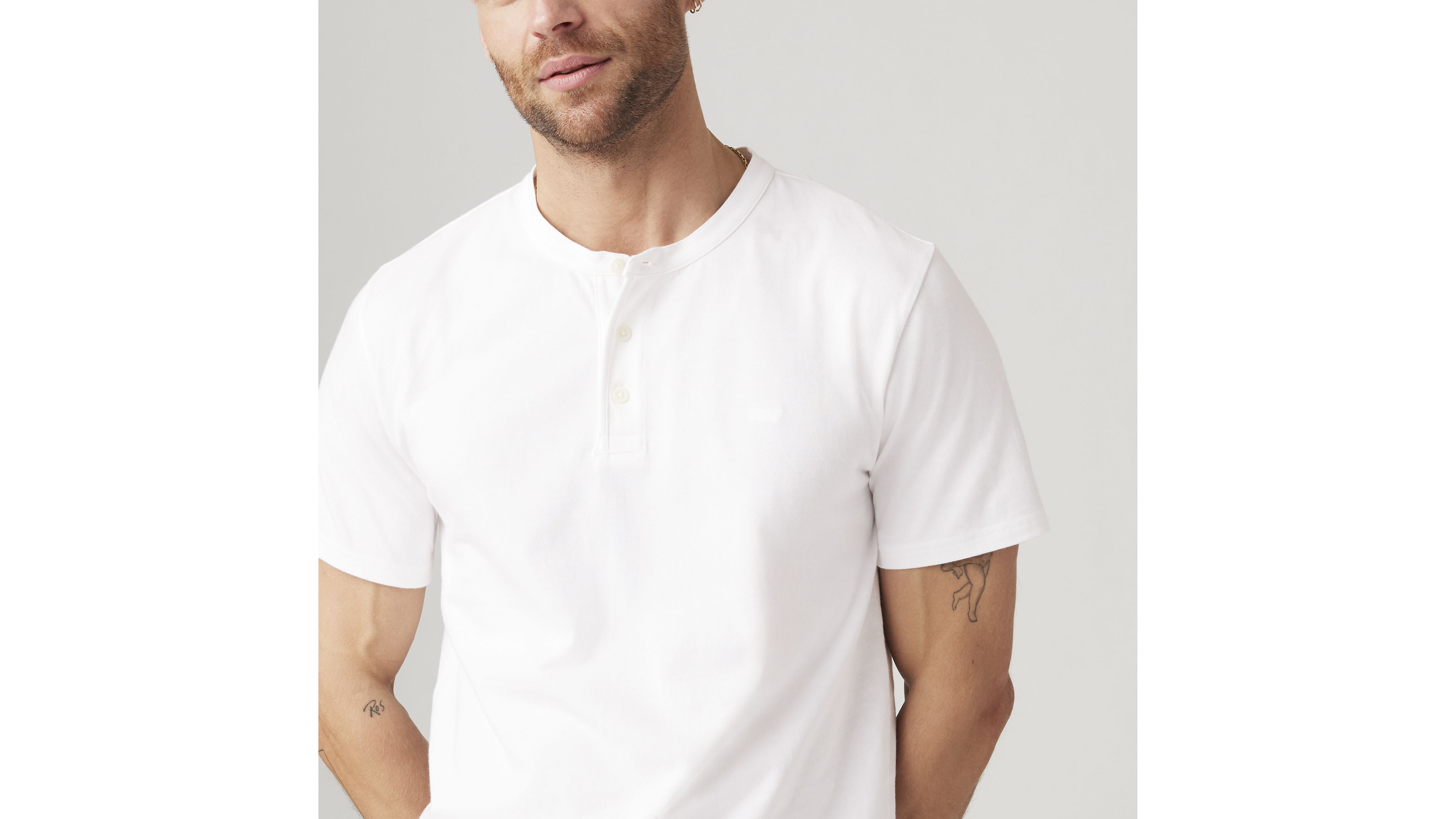 Short Sleeve Housemark Henley 4