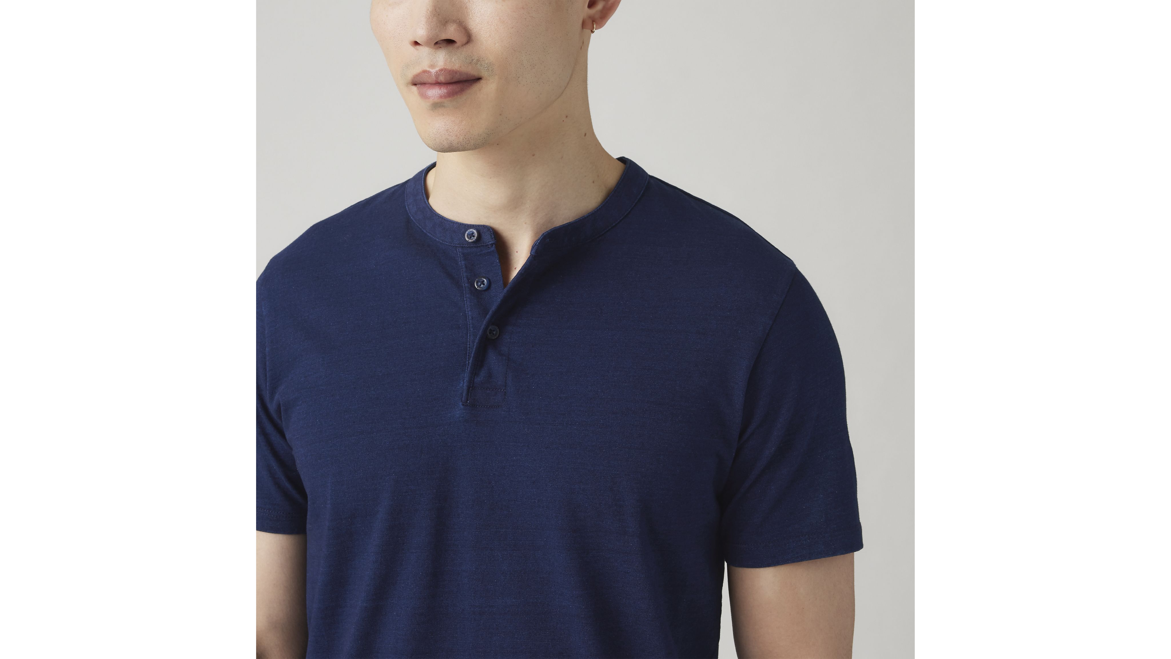 Short Sleeve Housemark Henley 4