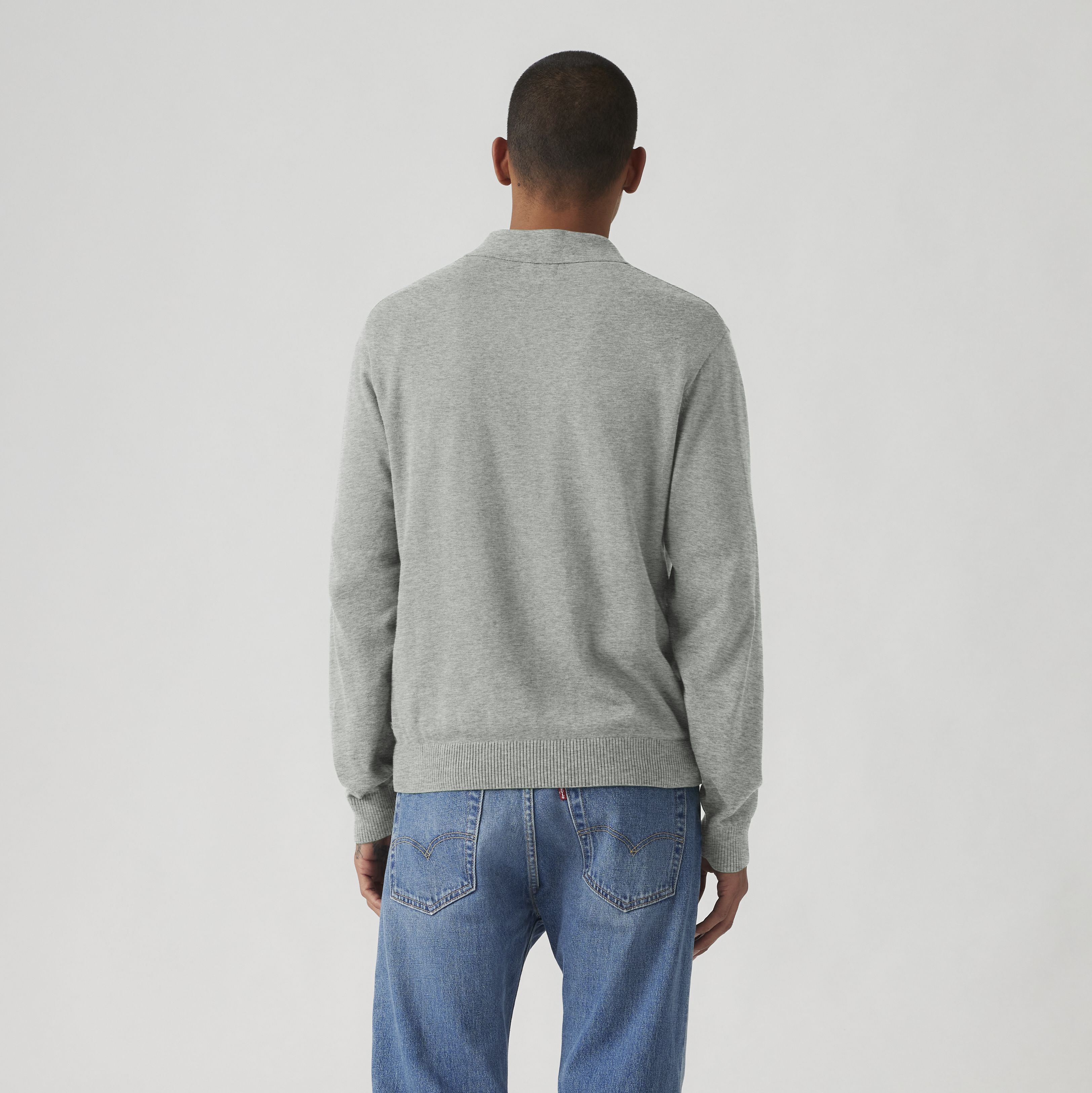 Long Sleeve Sweater Polo 4