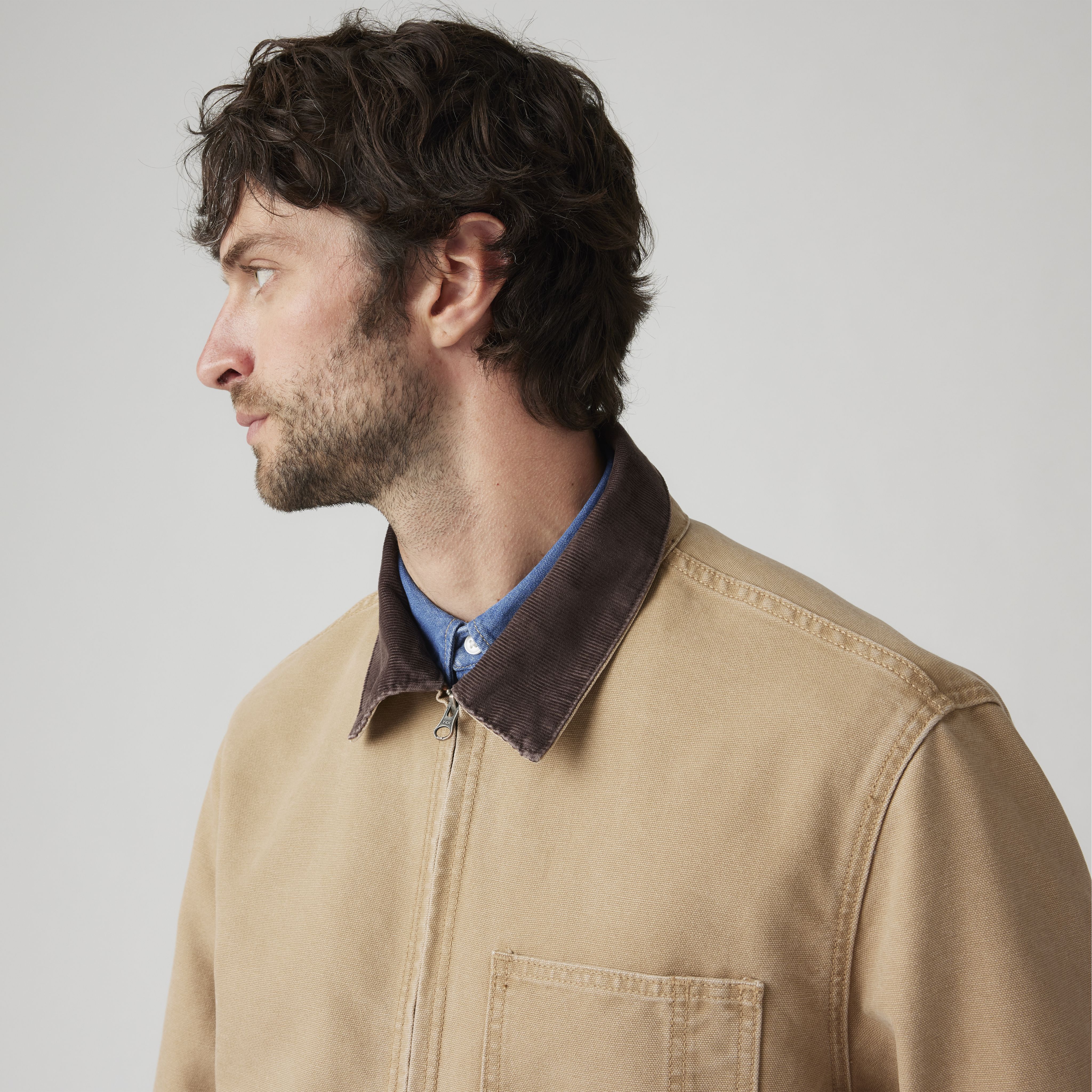 Full-zip Mechanics Jacket - White | Levi's® US