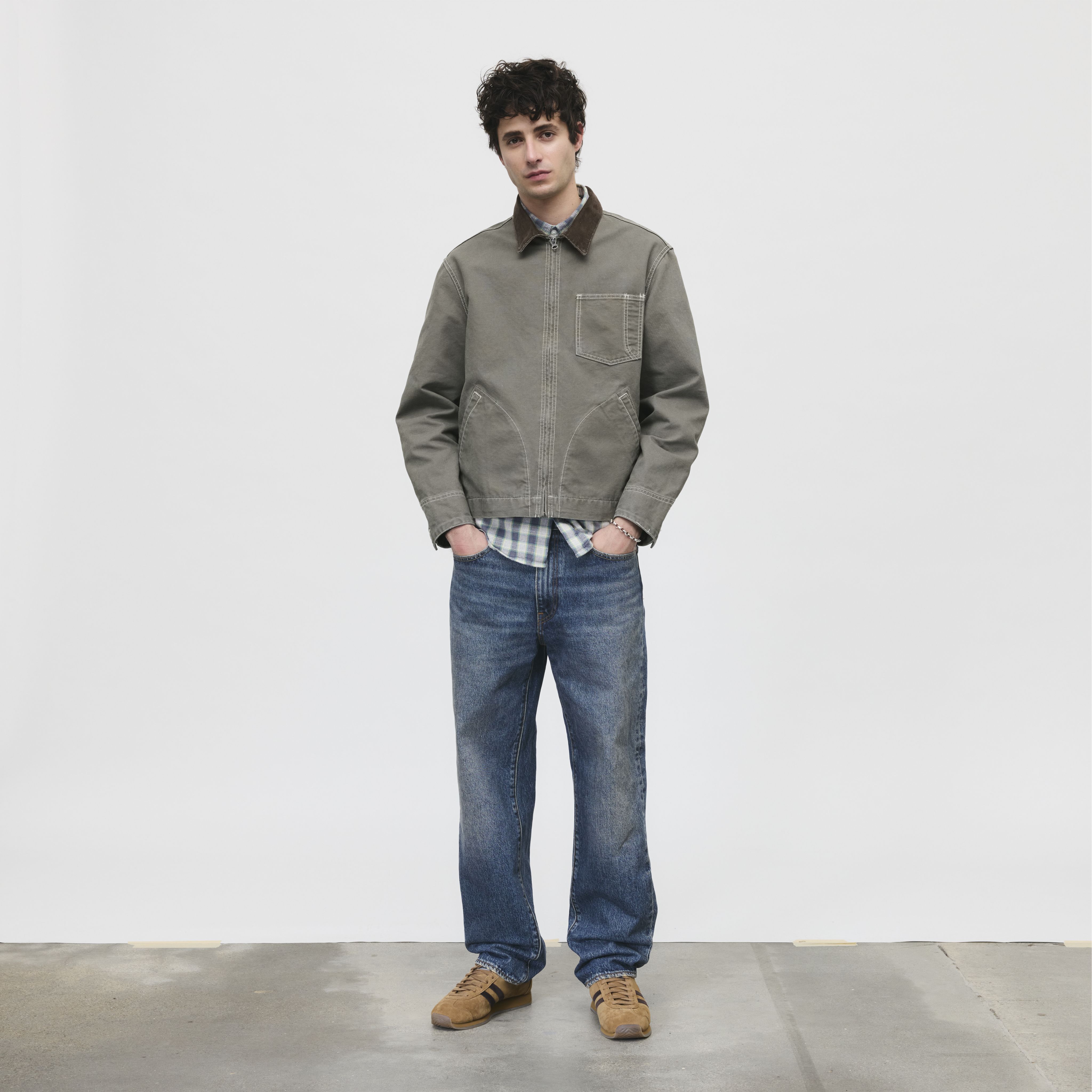 Full-Zip Mechanic Trucker Jacket 2