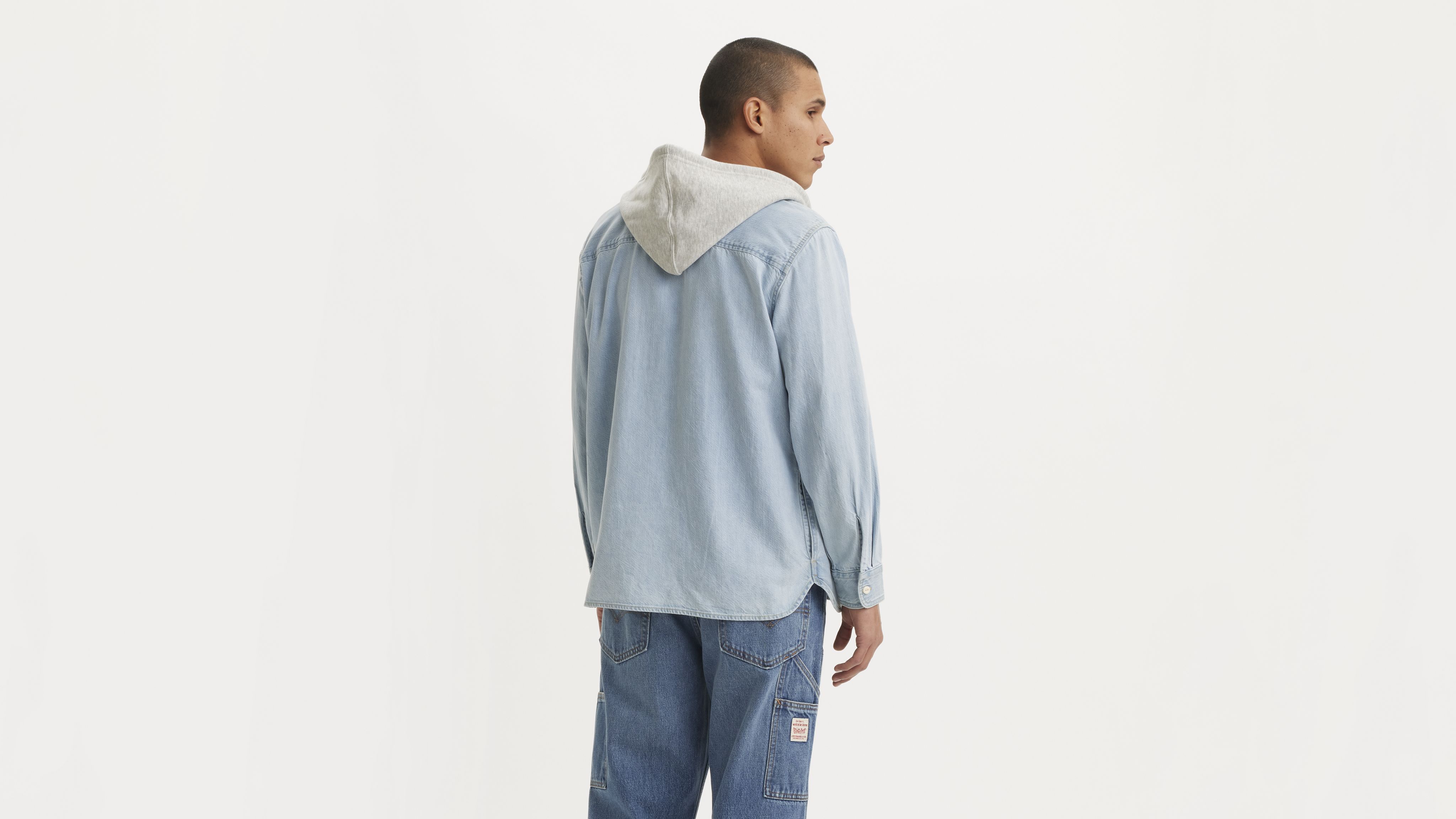 Hooded Classic Worker Shirt 2
