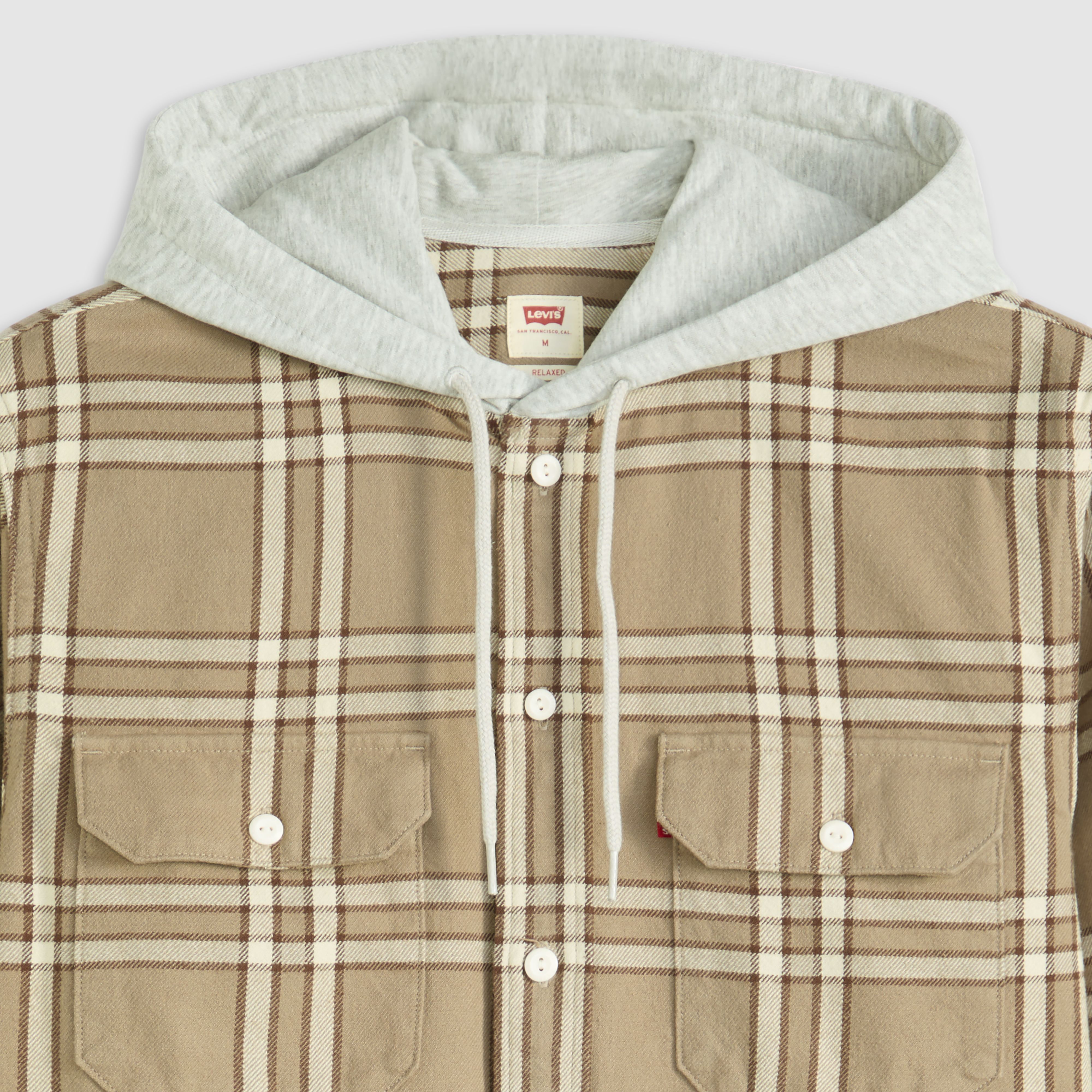 Plaid Hooded Classic Worker Shirt 6