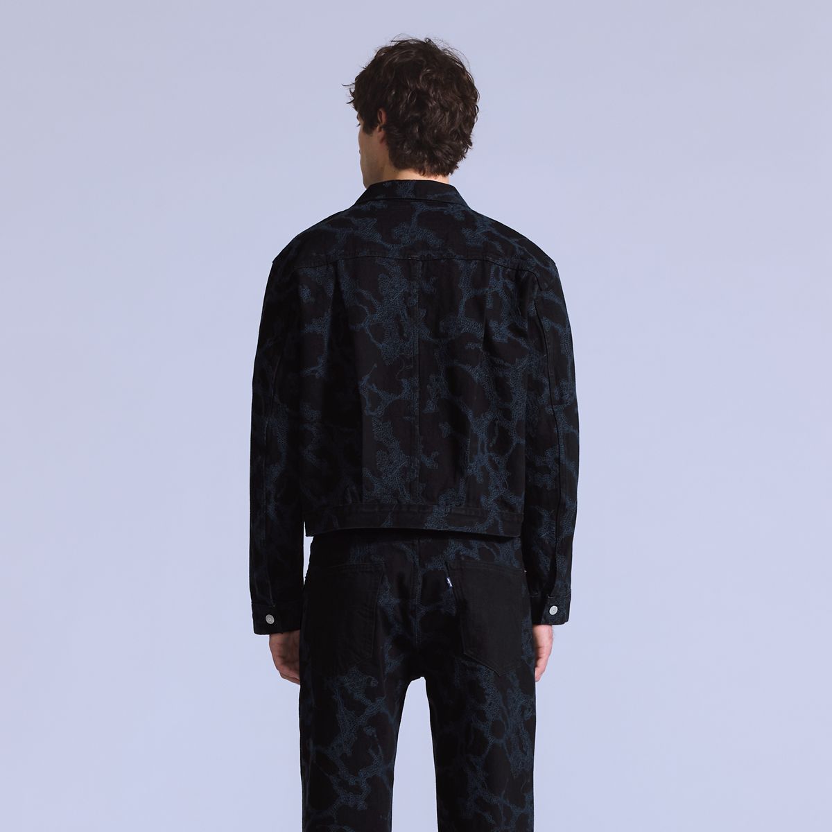 Type I Trucker Jacket — Moj Hitch - Blue