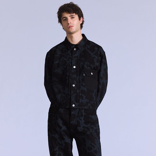 Type I Trucker Jacket — Moj Hitch - Blue