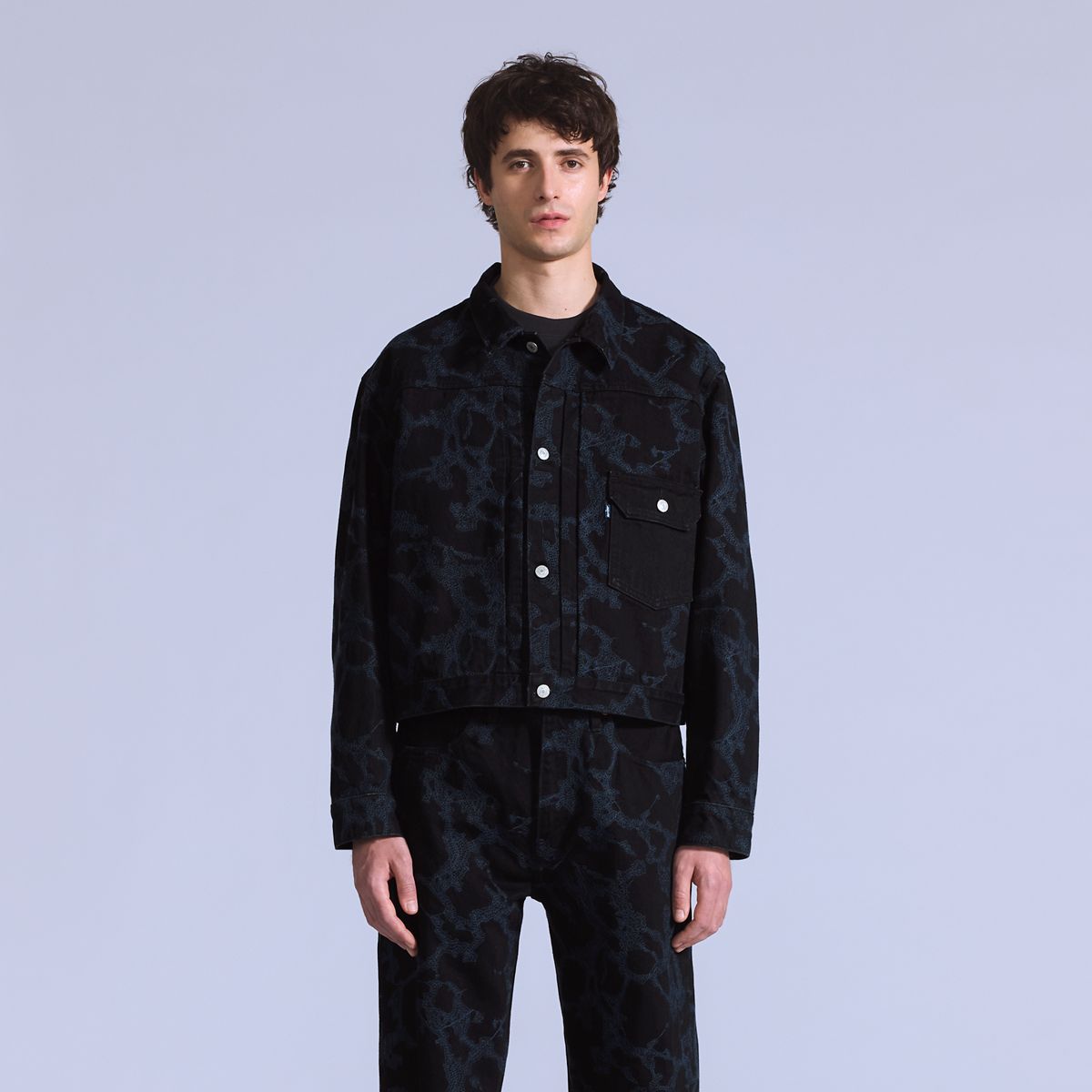 Type I Trucker Jacket — Moj Hitch - Blue