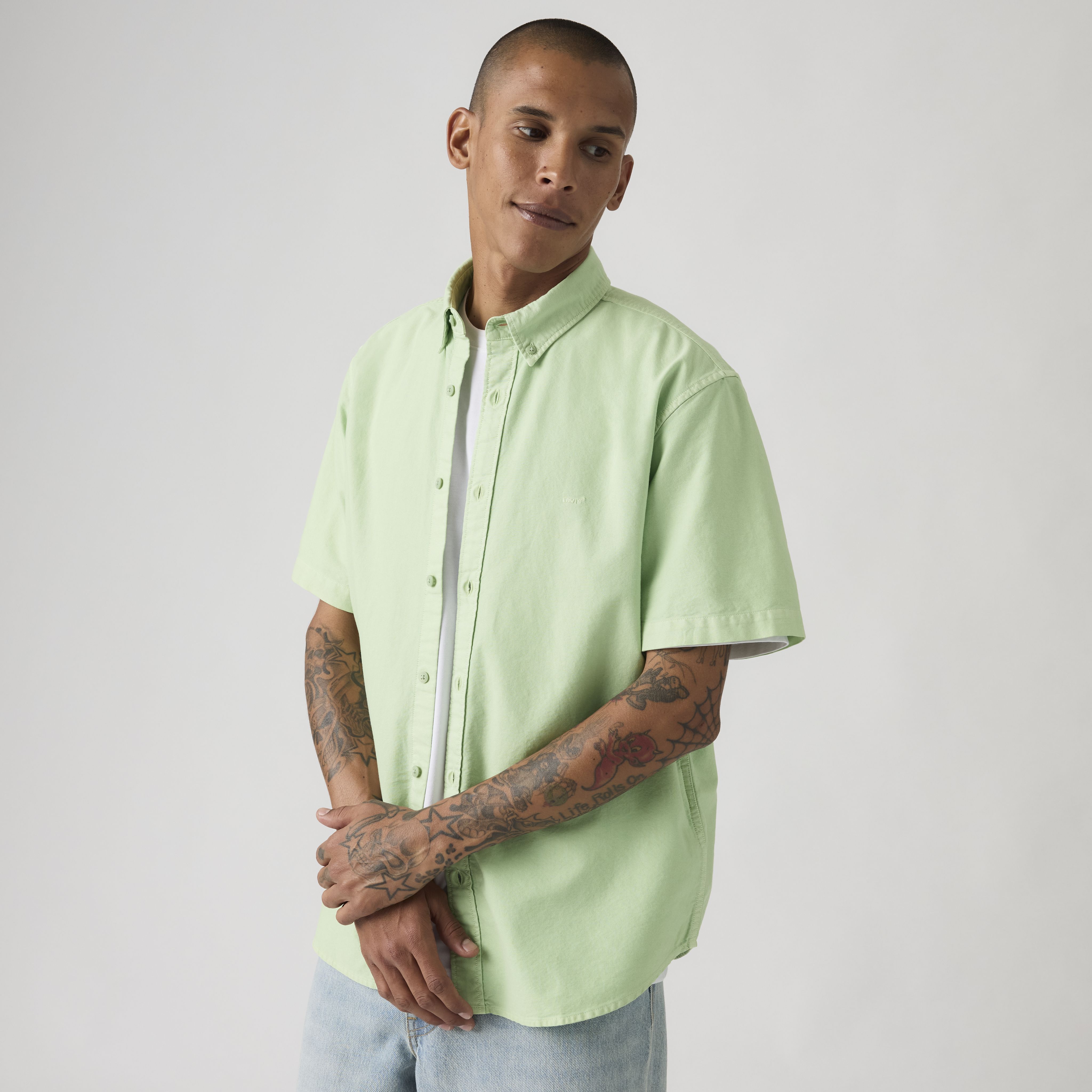 Short Sleeve Authentic Button-Down Shirt 1