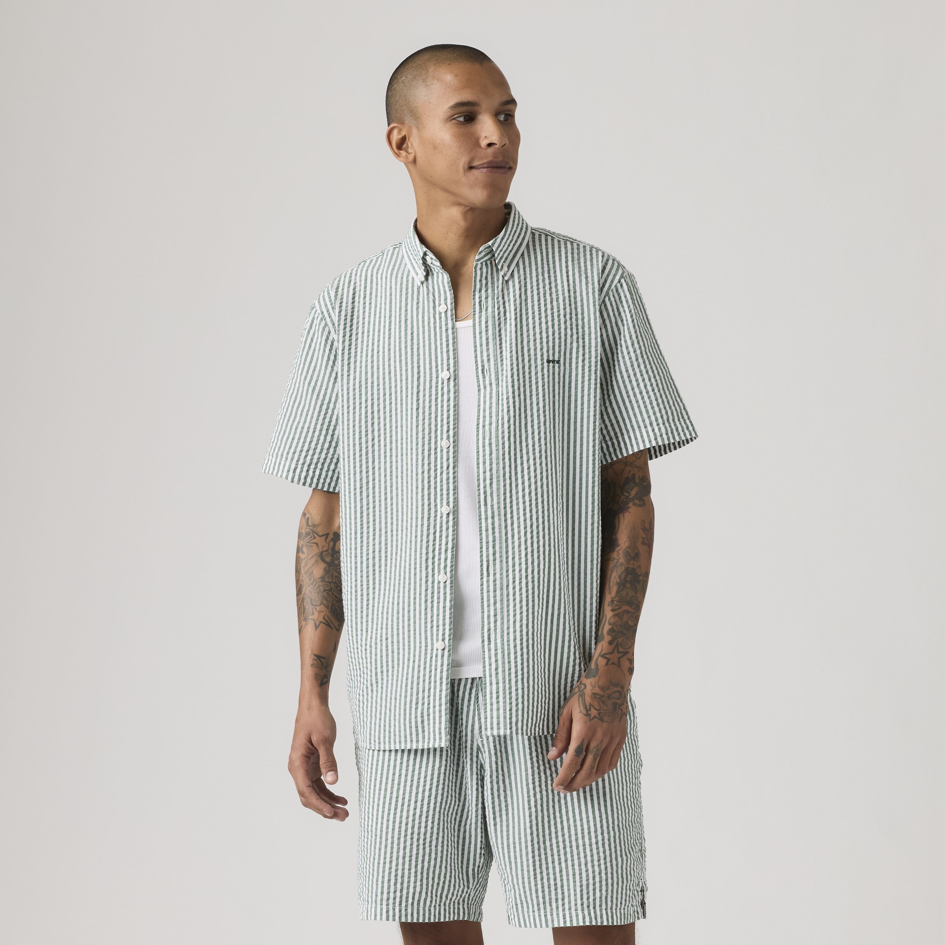 Short Sleeve Authentic Button-Down Shirt 14