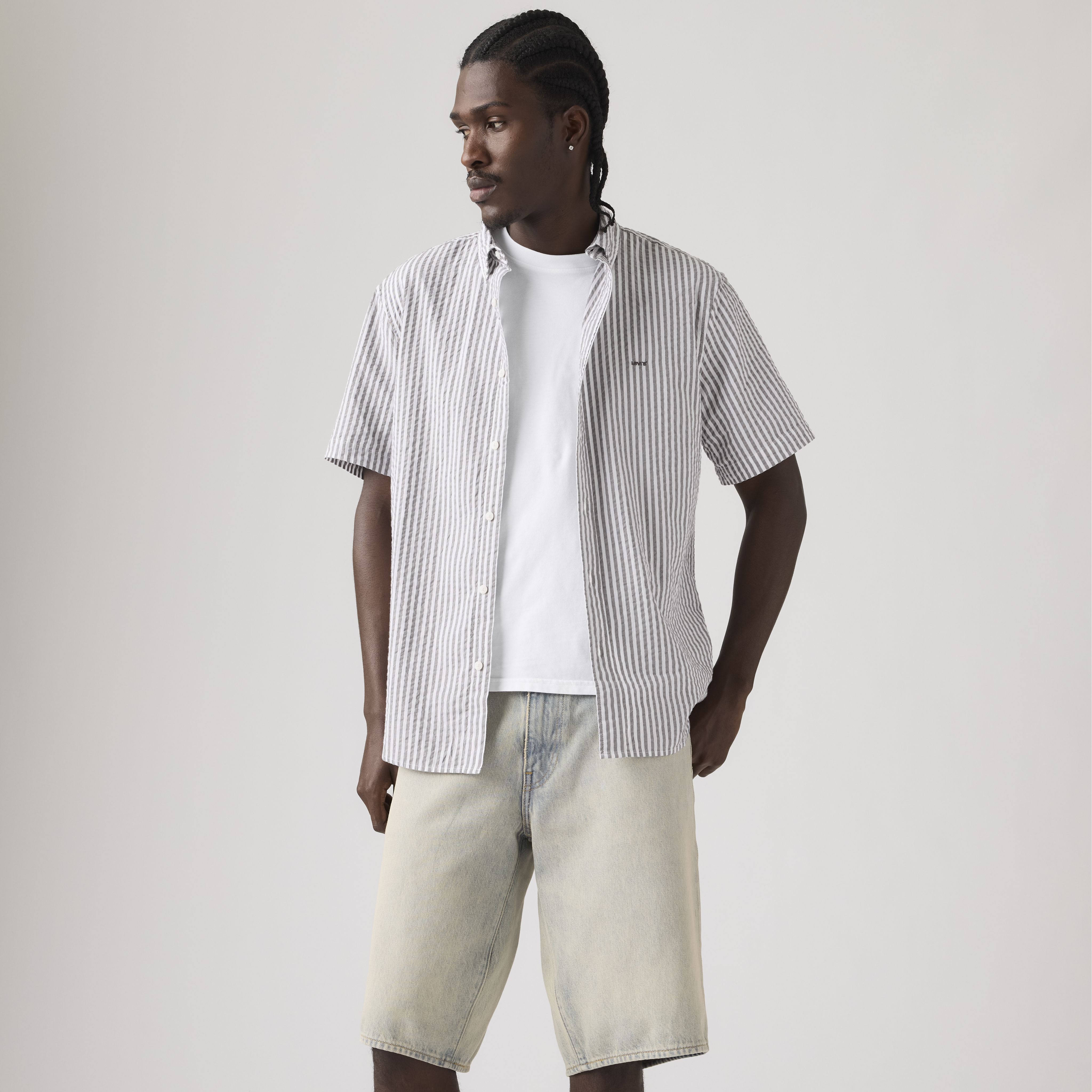 Authentic Short-Sleeve Button-Down Shirt 1