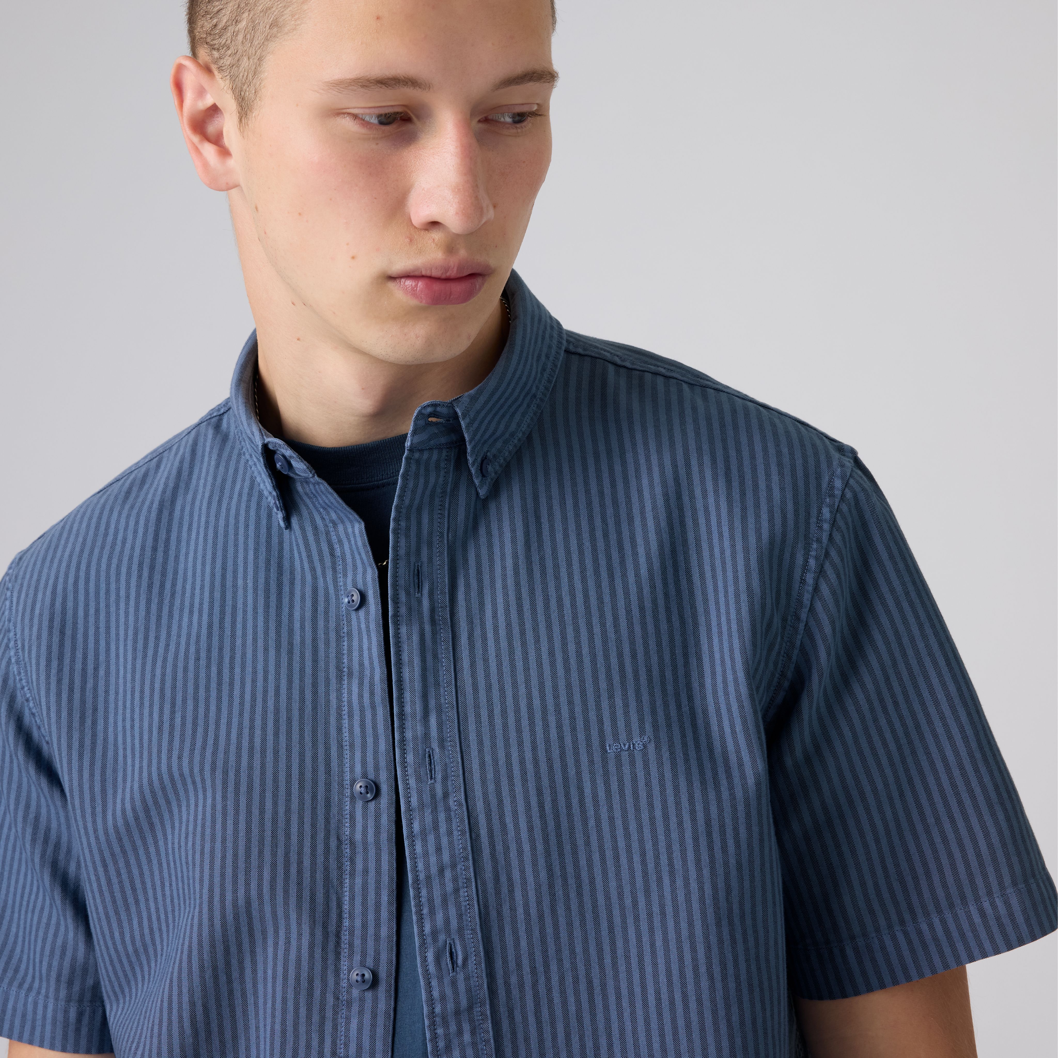 Short Sleeve Authentic Button-Down Lightweight Shirt 2