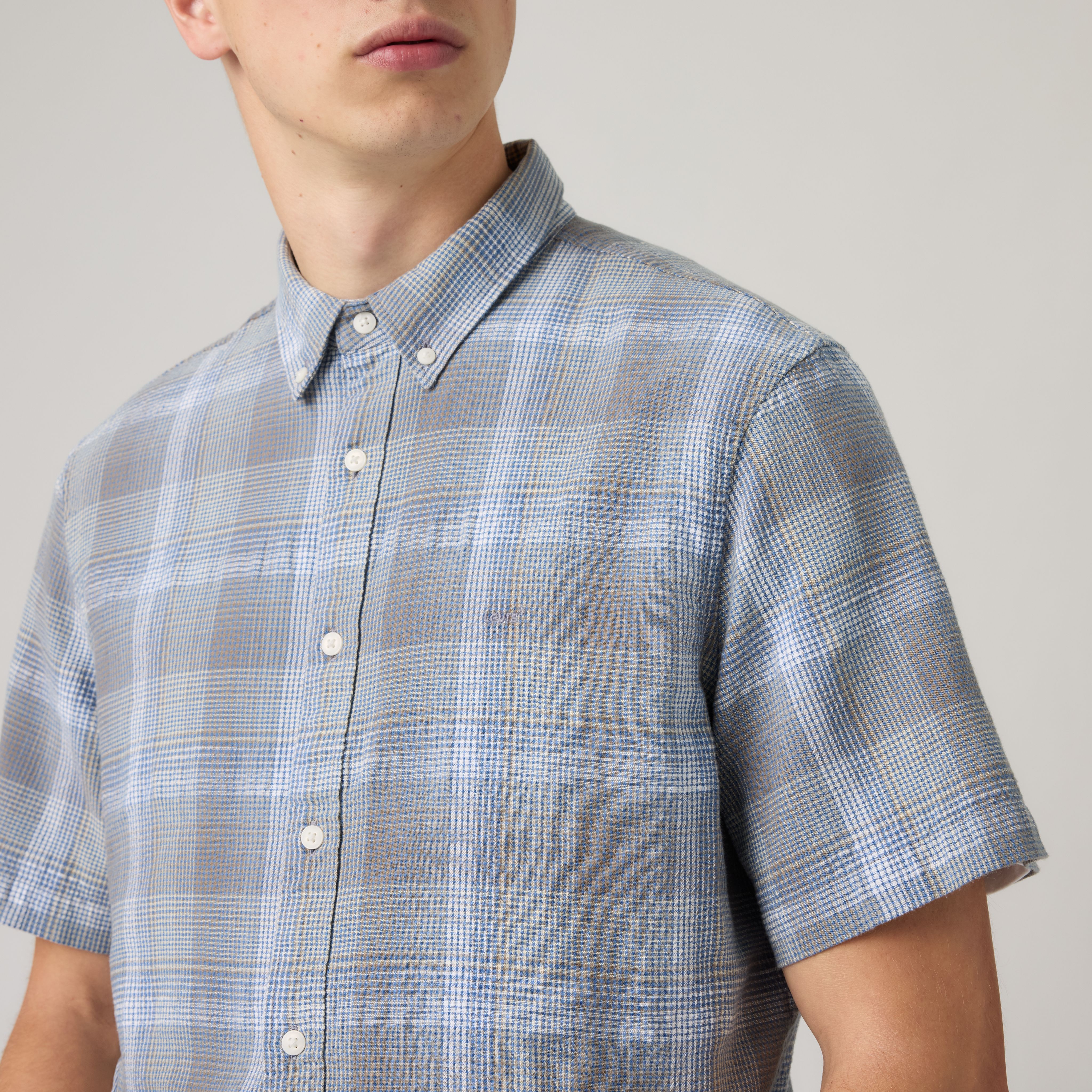 Short Sleeve Authentic Button-Down Lightweight Shirt 2
