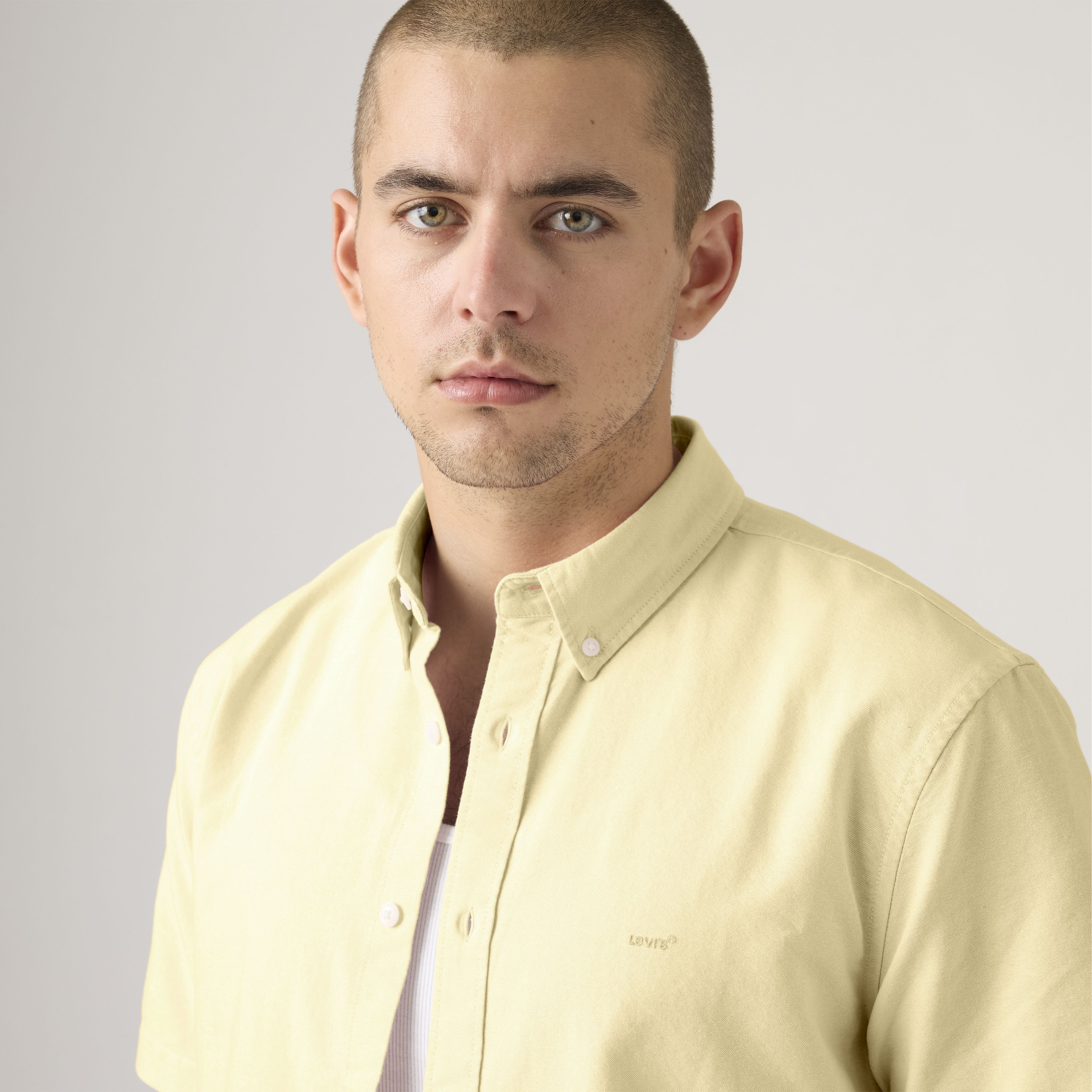 Short Sleeve Authentic Button Down Lightweight Shirt 2