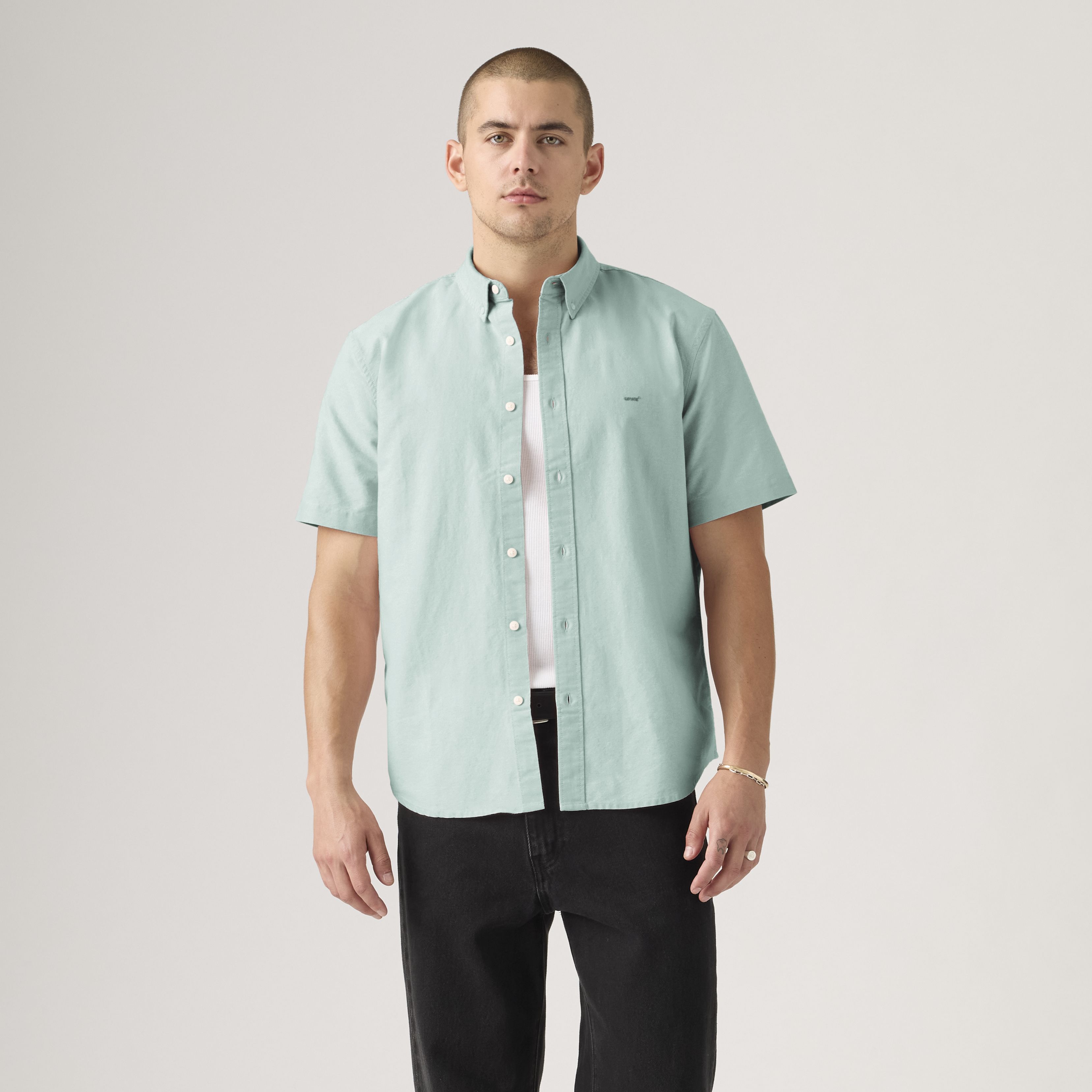 Short Sleeve Authentic Button Down Lightweight Shirt 3