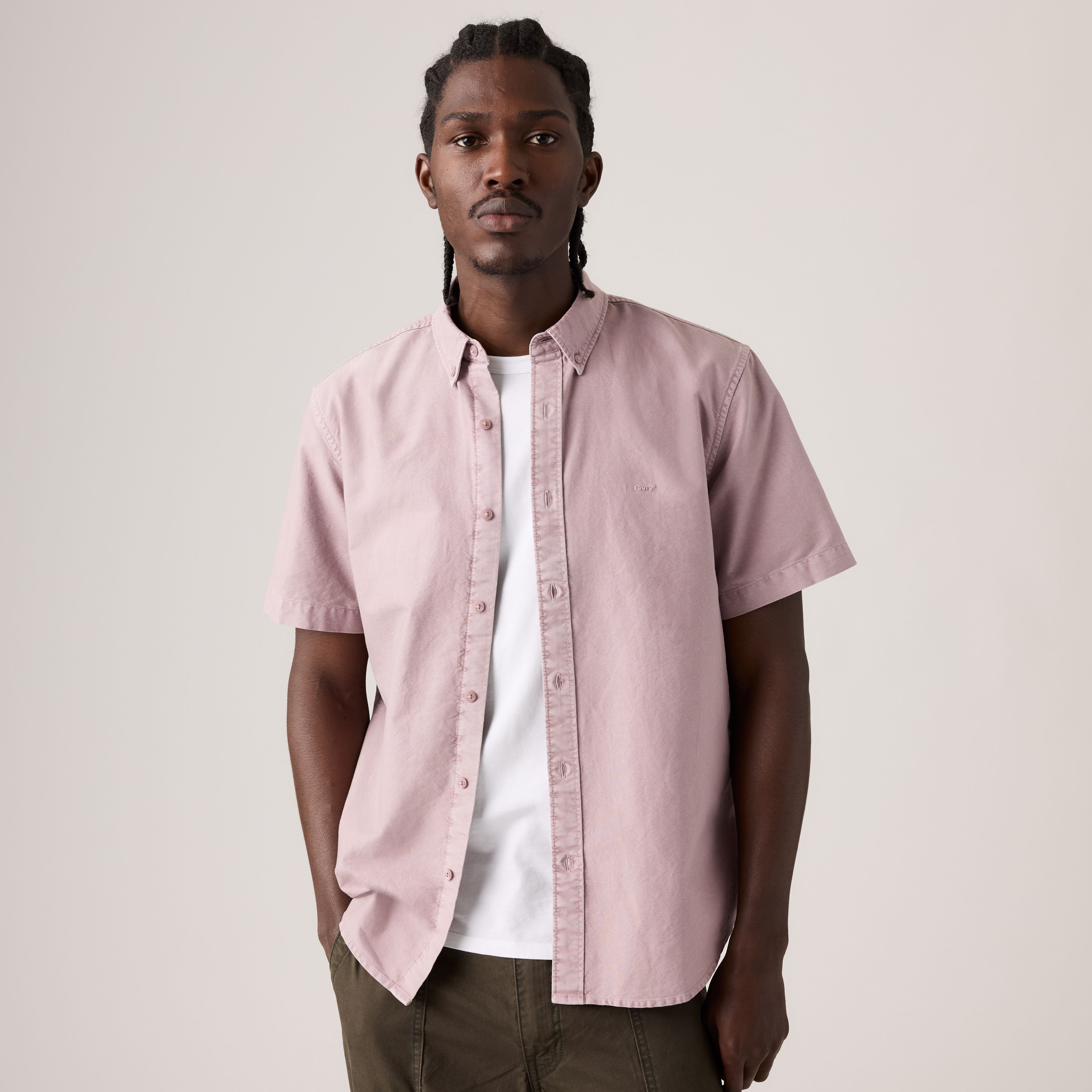 Short Sleeve Authentic Button-Down Shirt 1