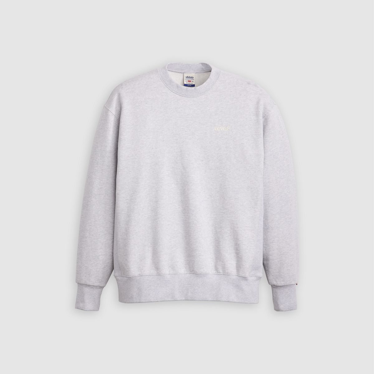 Authentic Crewneck Garment Dye Sweatshirt — Light Heather Grey