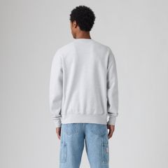 Authentic Crewneck Garment Dye Sweatshirt — Light Heather Grey 4