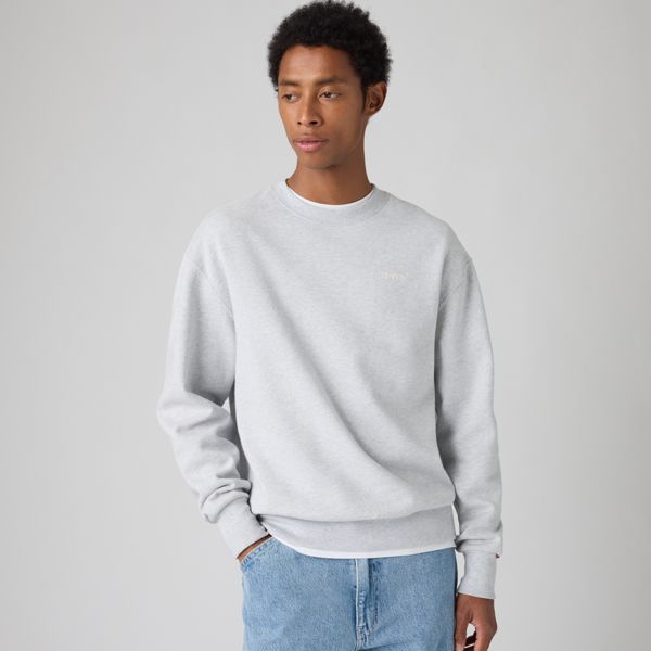 Authentic Crewneck Garment Dye Sweatshirt — Light Heather Grey