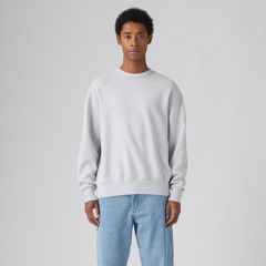 Authentic Crewneck Garment Dye Sweatshirt — Light Heather Grey 3