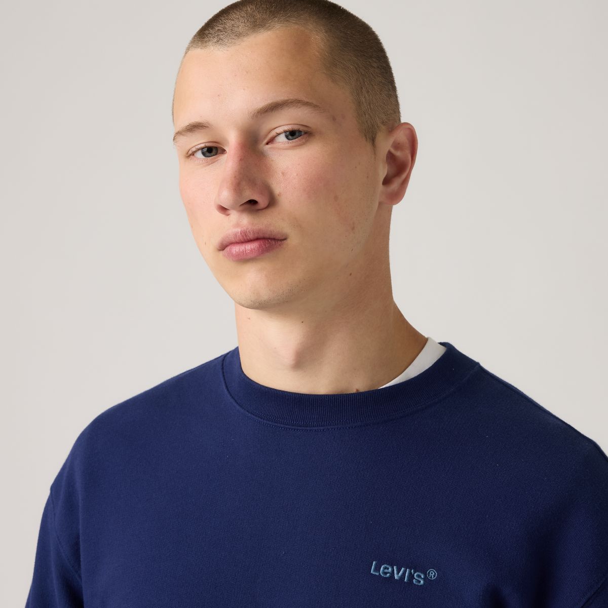 Authentic Crewneck Garment Dye Sweatshirt — Sargasso Sea Garment Dye F Sargasso Sea - Blue