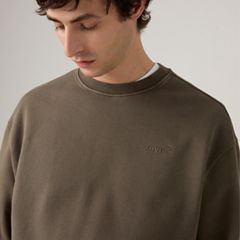 Authentic Crewneck Garment Dye Sweatshirt — Garment Dye H225 Maitake Brown - Brown 4