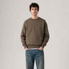Authentic Crewneck Garment Dye Sweatshirt — Garment Dye H225 Maitake Brown - Brown 2
