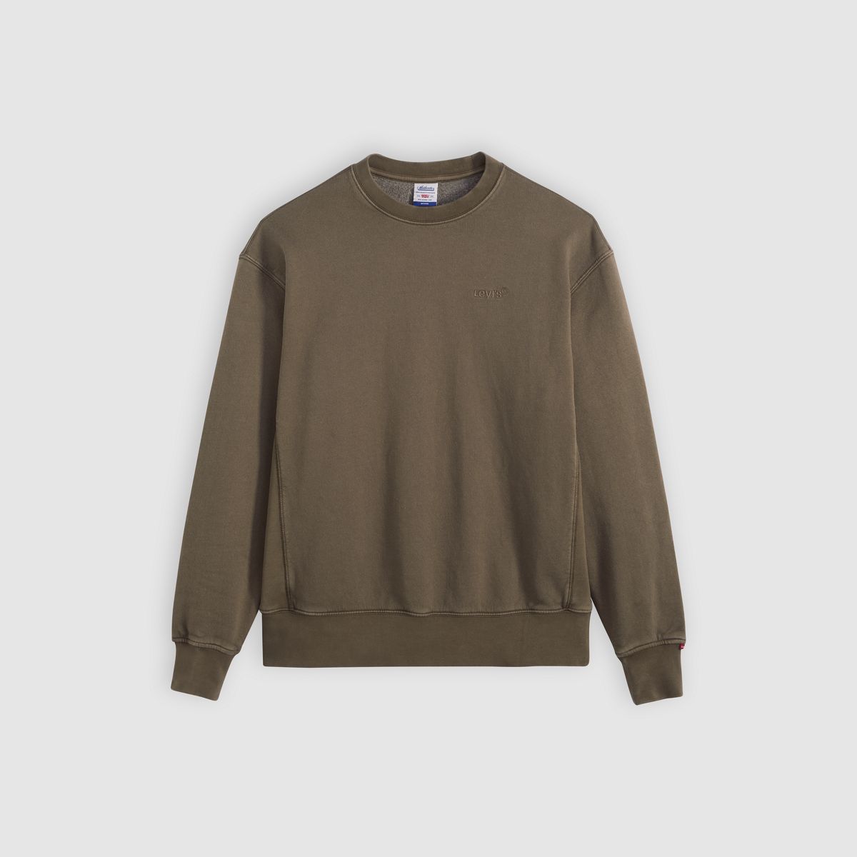 Authentic Crewneck Garment Dye Sweatshirt — Garment Dye H225 Maitake Brown - Brown