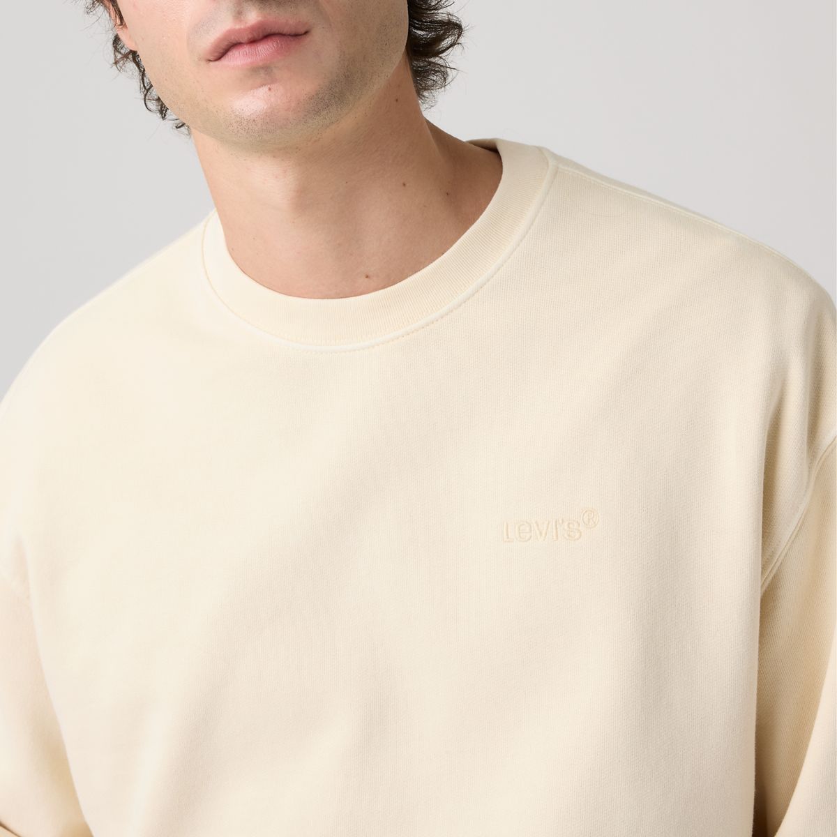 Authentic Crewneck Garment Dye Sweatshirt — Garment Dye Rutabaga - Orange