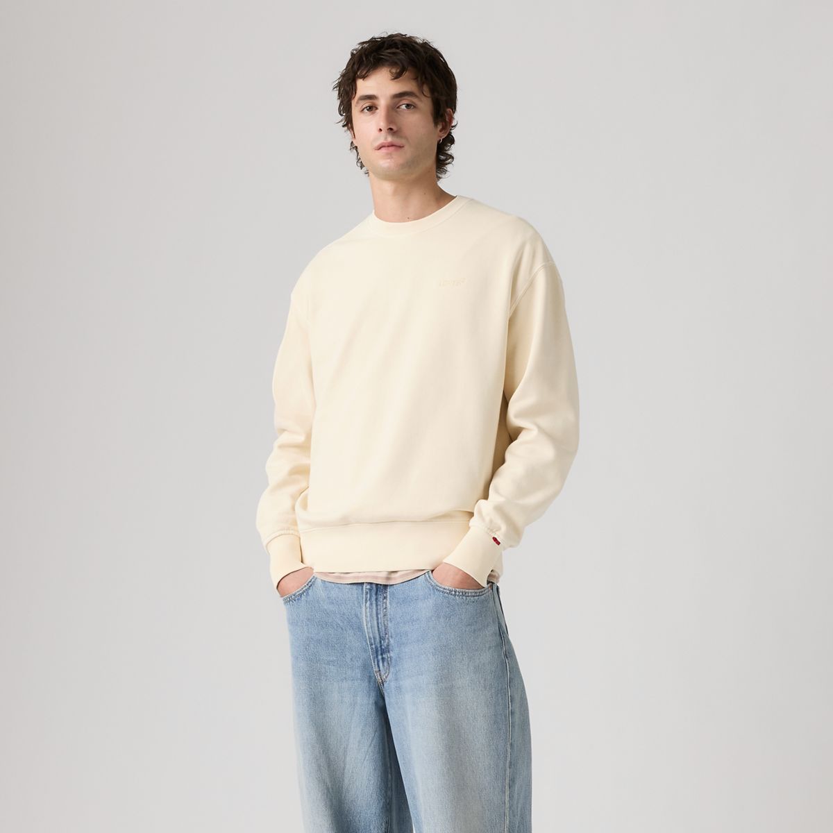 Authentic Crewneck Garment Dye Sweatshirt — Garment Dye Rutabaga - Orange