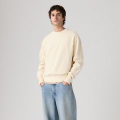Authentic Crewneck Garment Dye Sweatshirt — Garment Dye Rutabaga - Orange 3