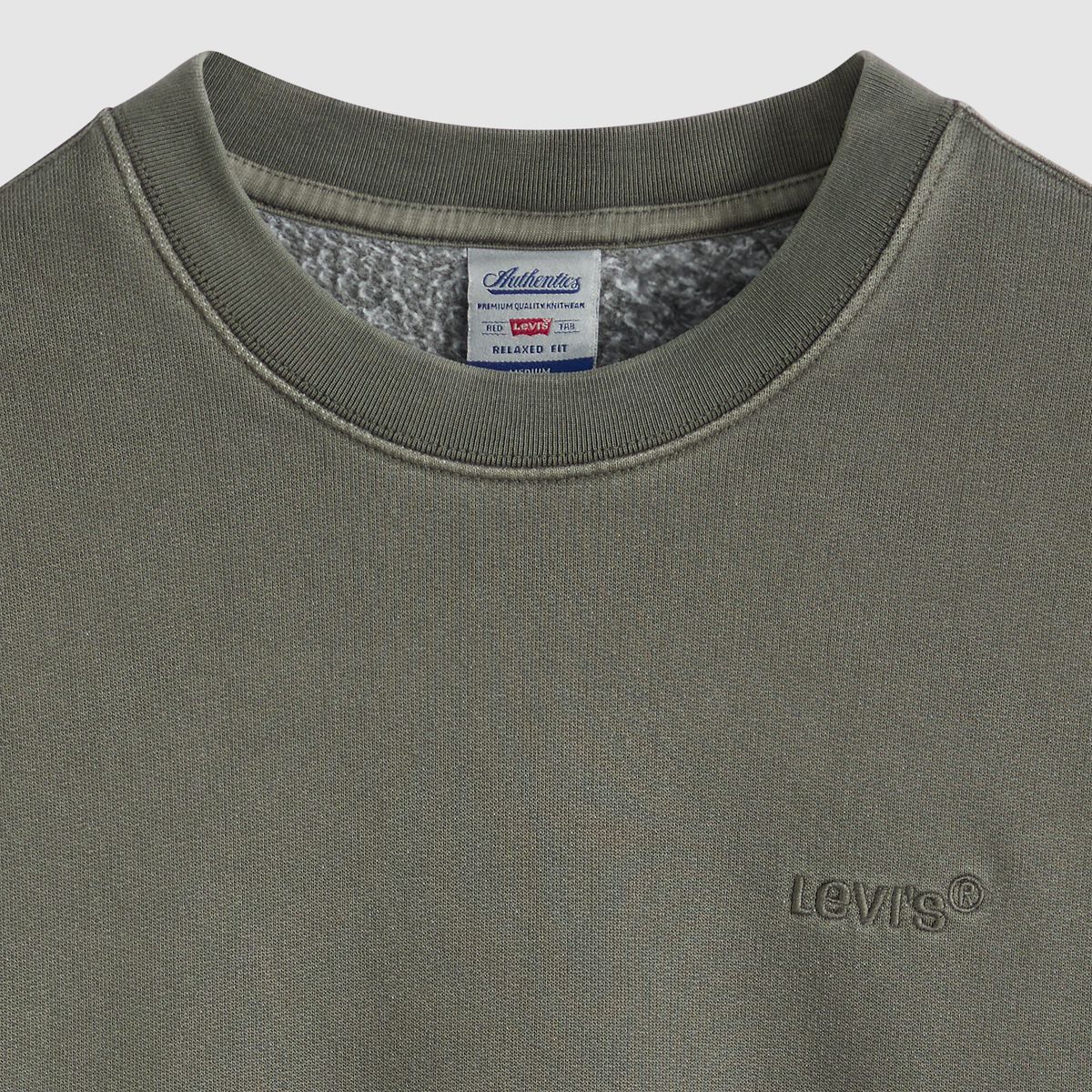 Authentic Crewneck Garment Dye Sweatshirt — Garment Dye Kambaba - Green