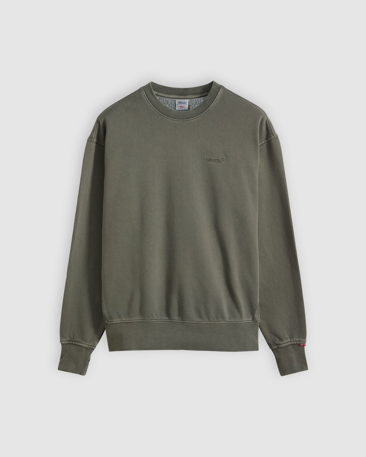 Authentic Crewneck Garment Dye Sweatshirt — Garment Dye Kambaba - Green