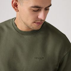 Authentic Crewneck Garment Dye Sweatshirt — Garment Dye Kambaba - Green 2
