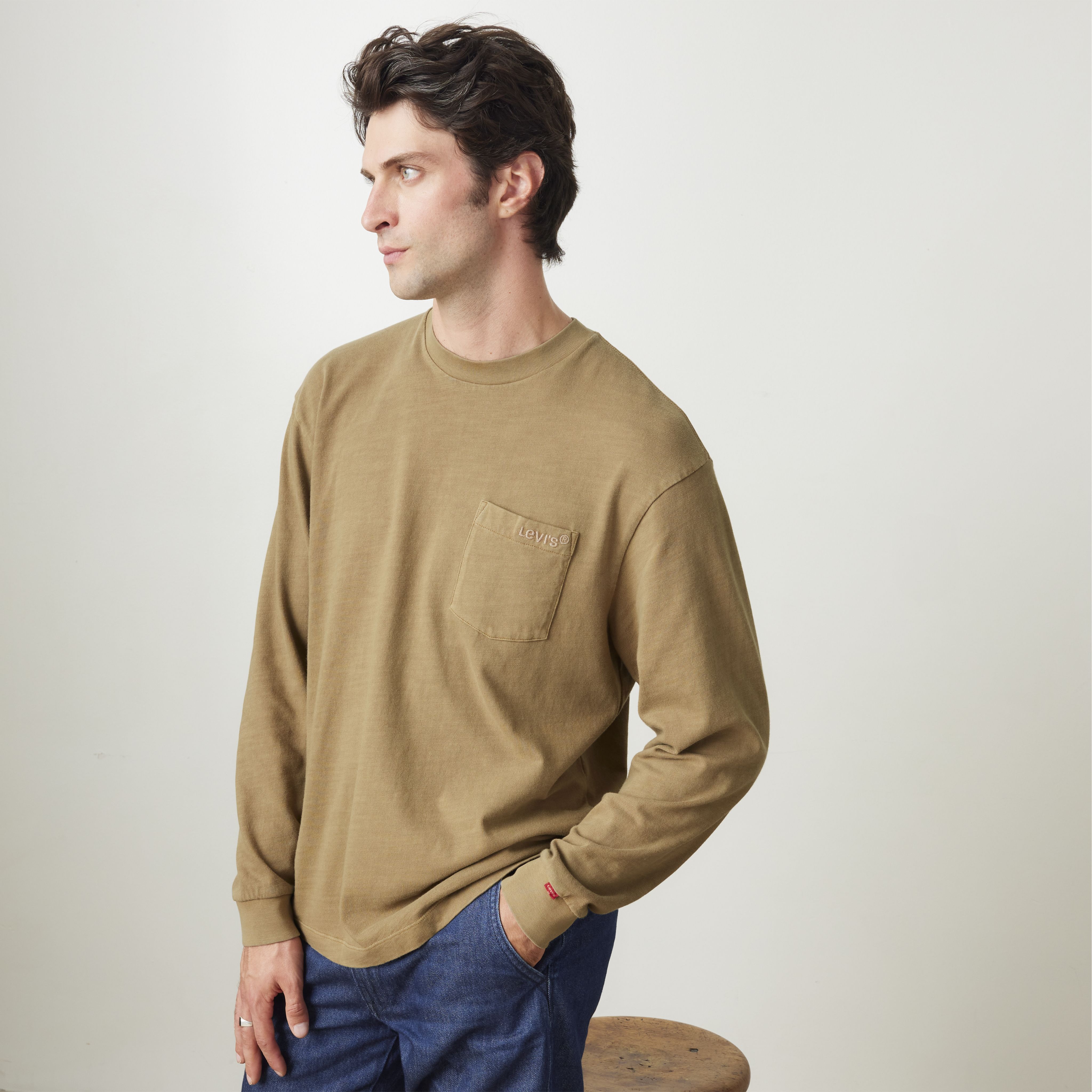 Long Sleeve Authentic Pocket T-Shirt 2