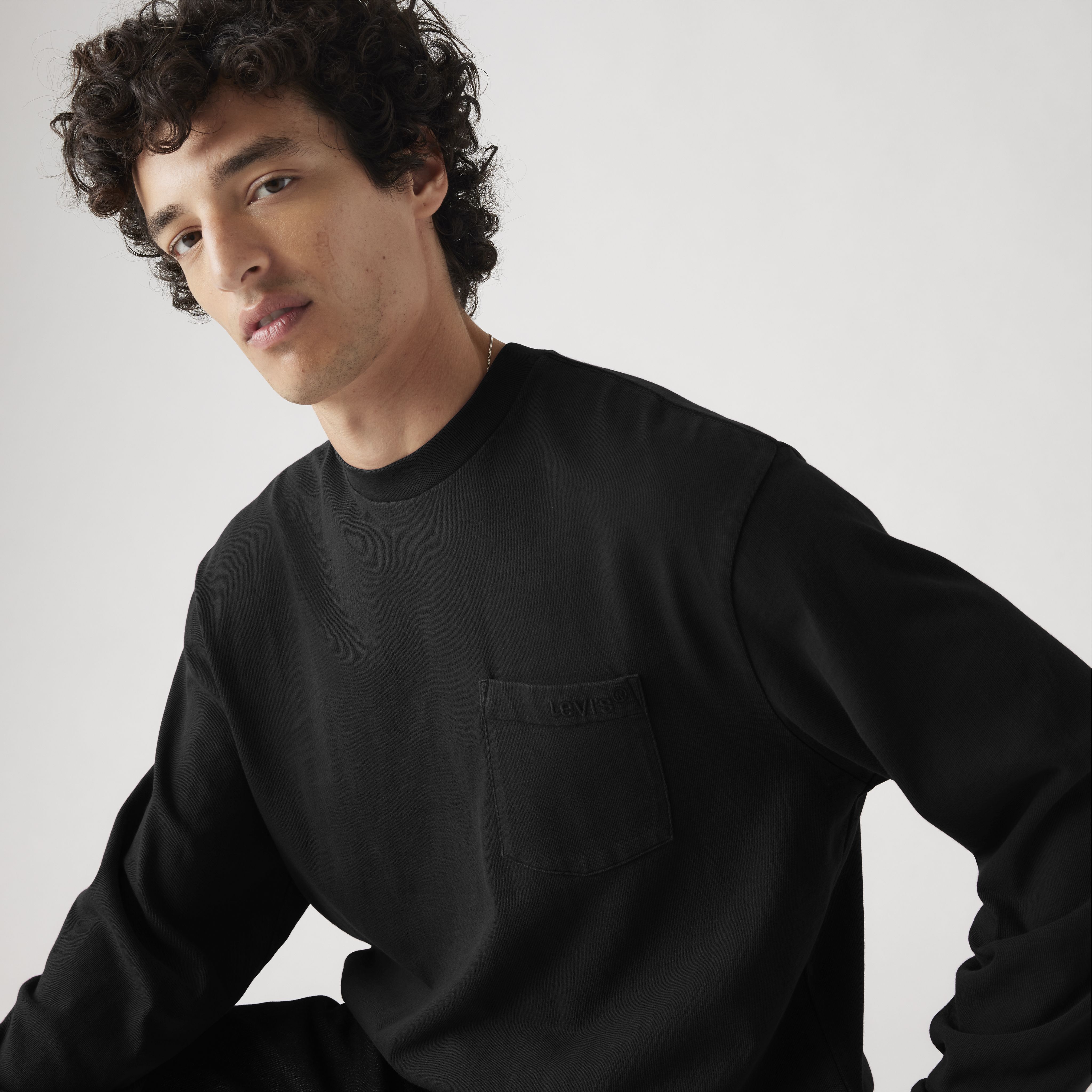 Long Sleeve Authentic Pocket T-shirt - Black | Levi's® US