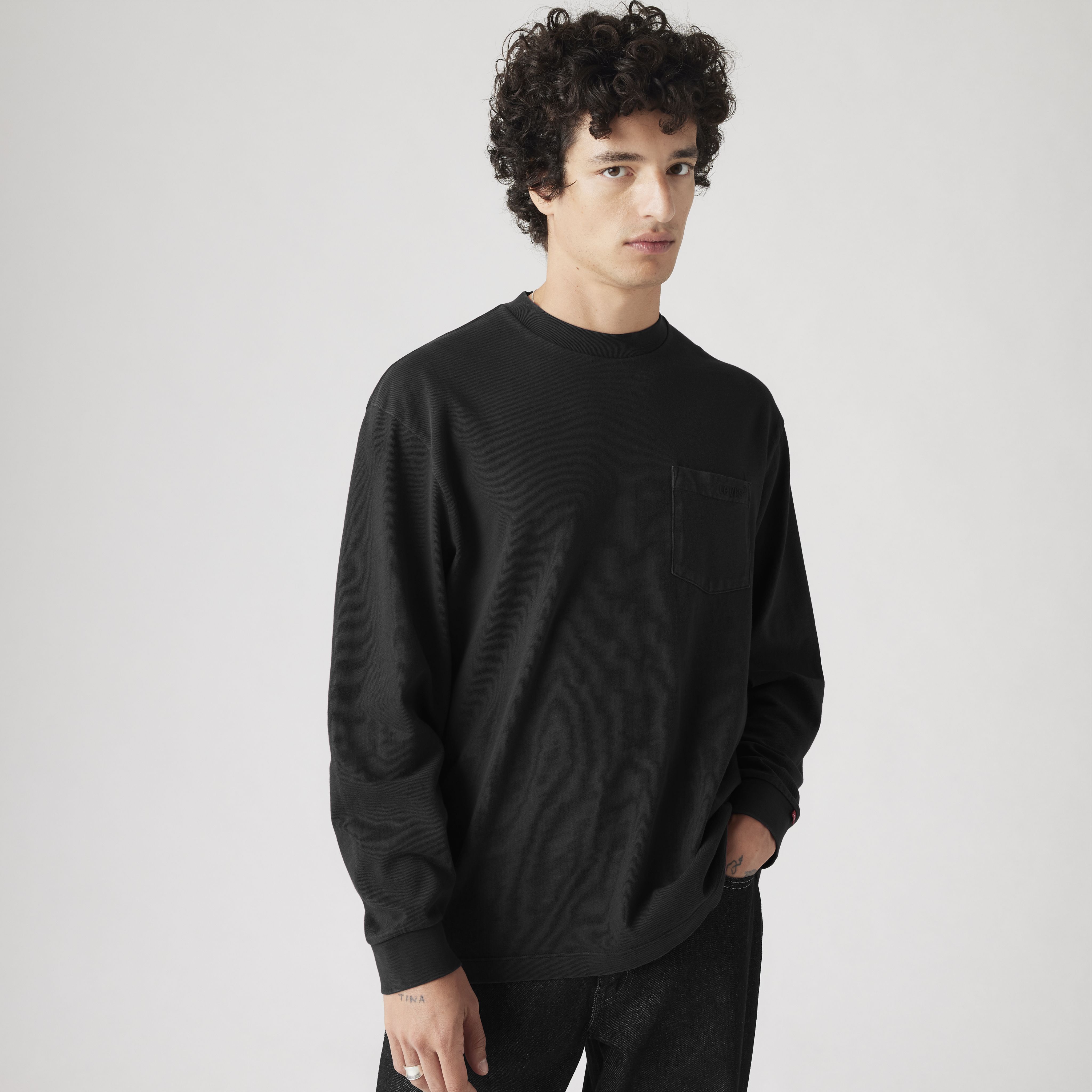 Long Sleeve Authentic Pocket T-Shirt 1