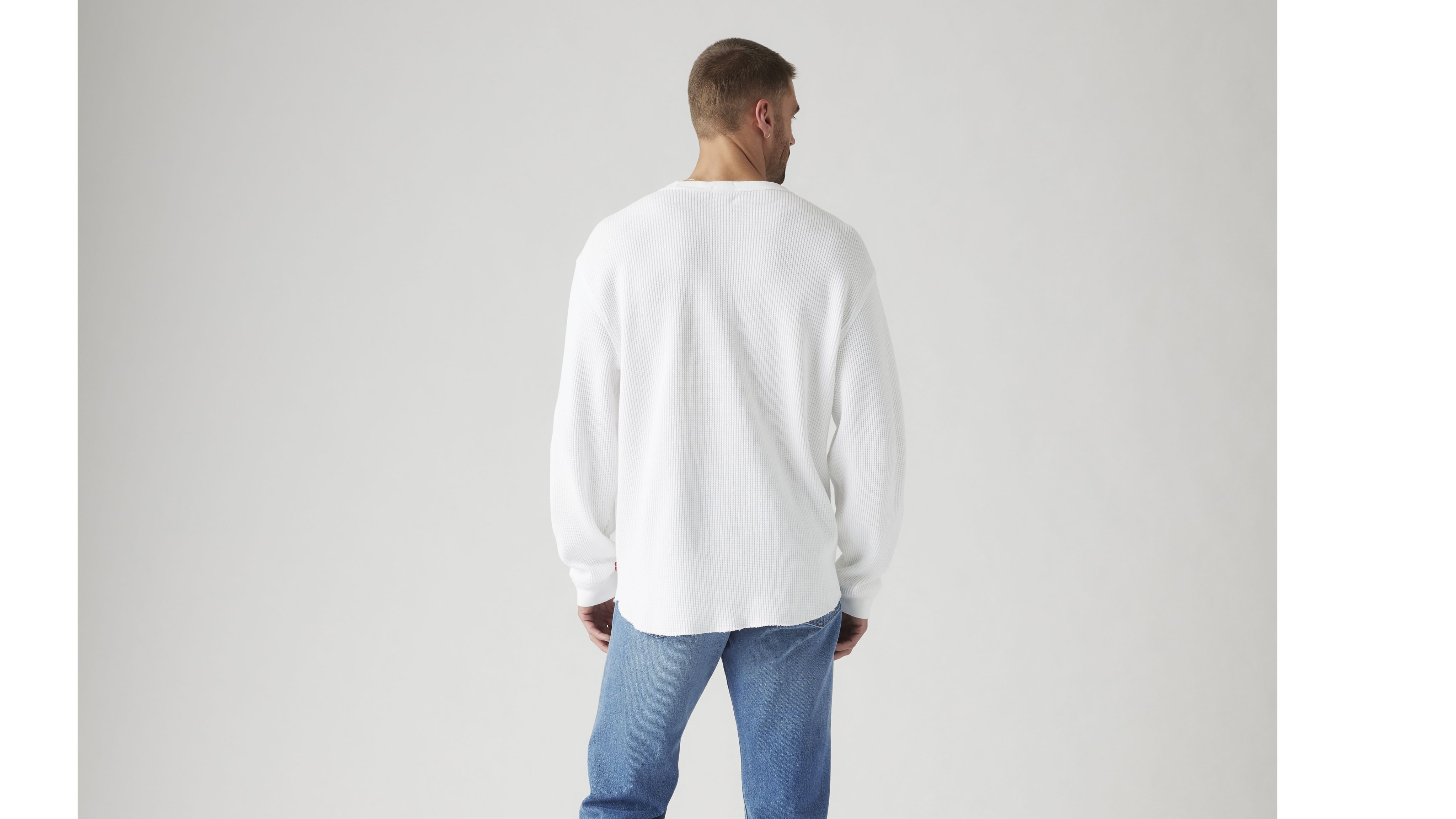 Long-Sleeve Relaxed Thermal Shirt 3