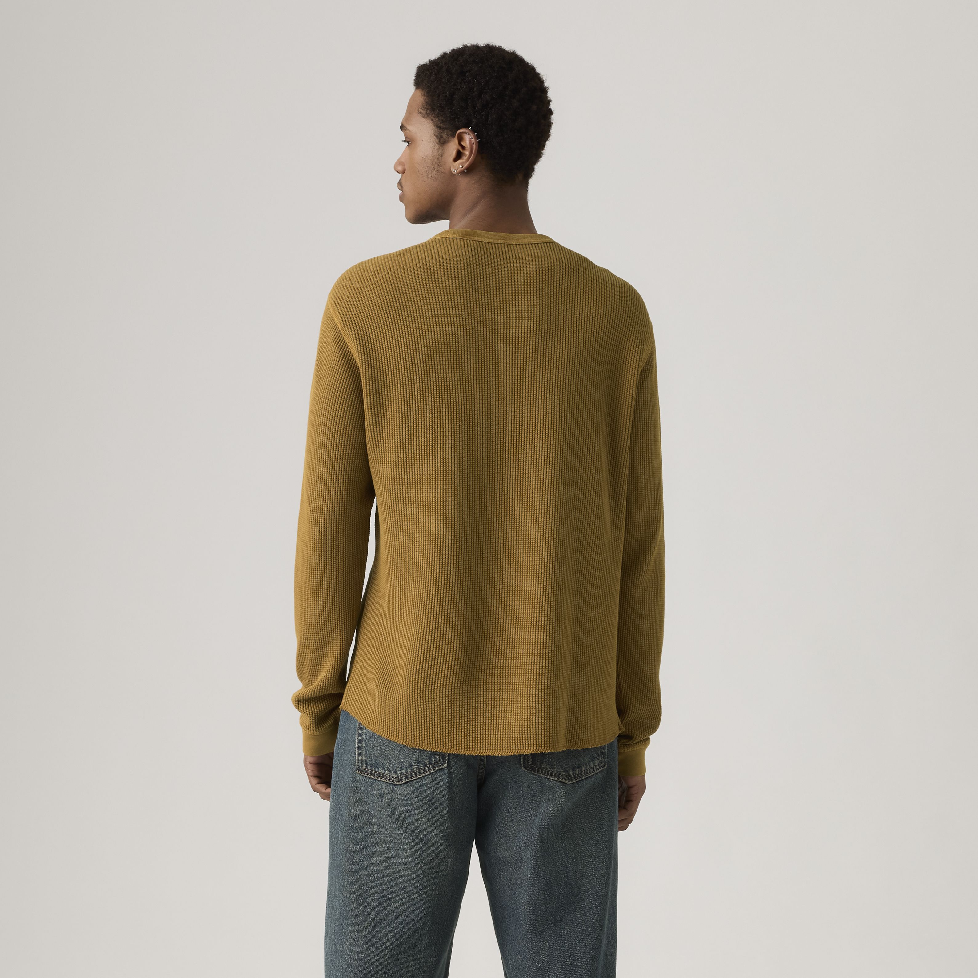 Long-Sleeve Relaxed Thermal Shirt 3